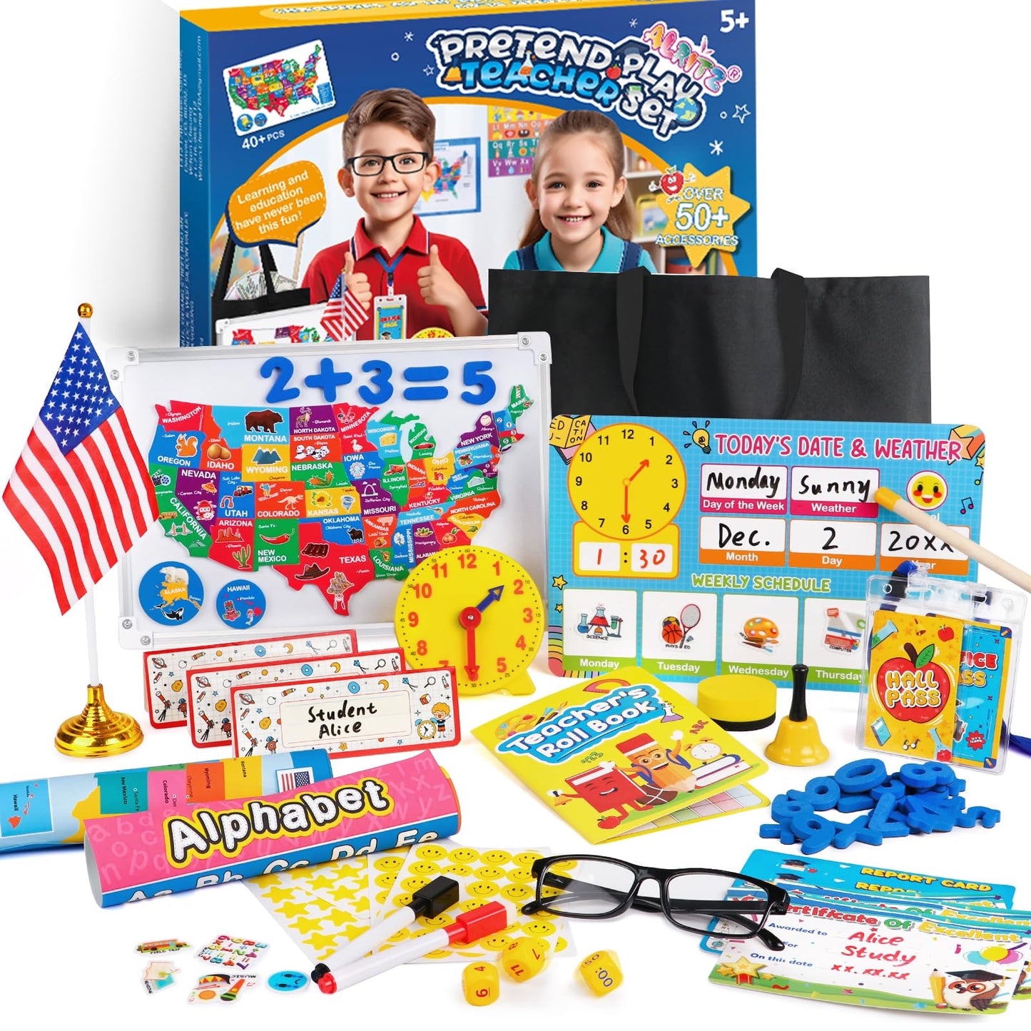 Alritz Pretend School Play Teacher Set