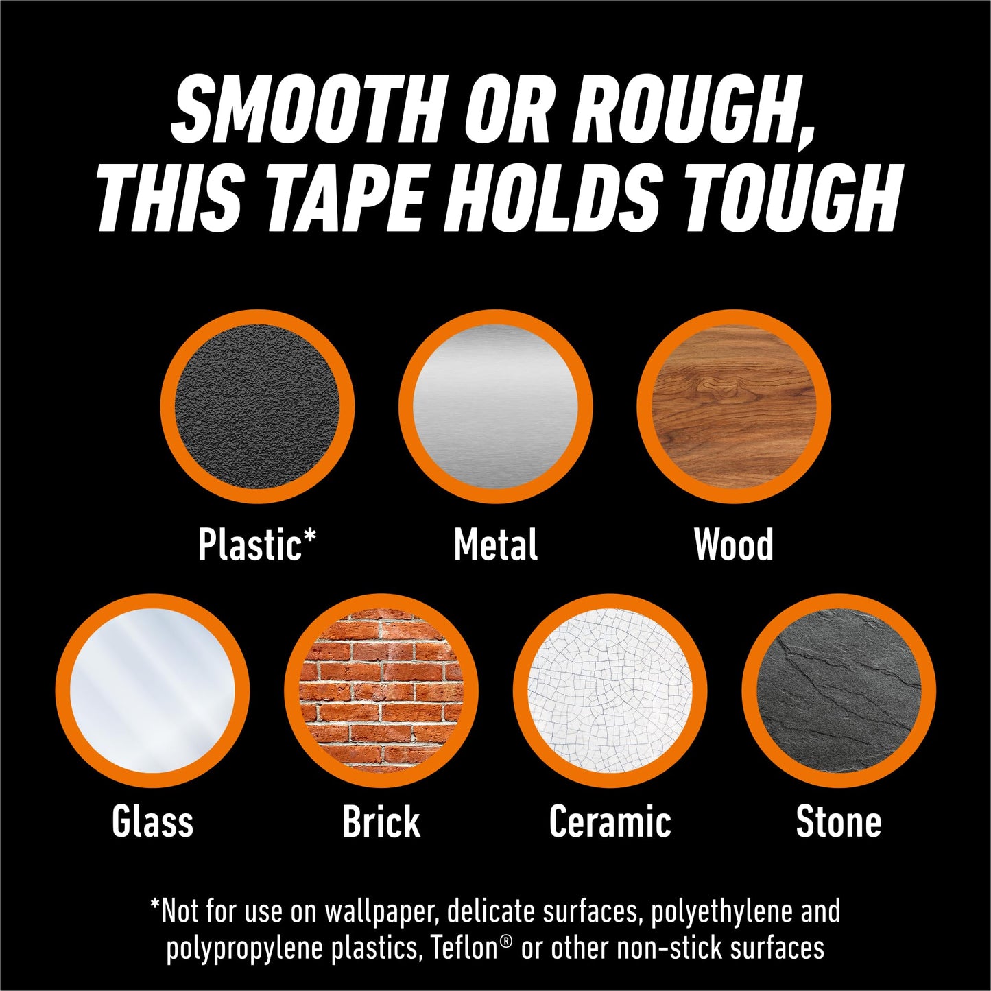Gorilla Invisible Hold Mounting Tape, 1" x 150" (Pack of 4), Clear Double Sided Tape for Strong, Permanent Indoor & Outdoor Hanging