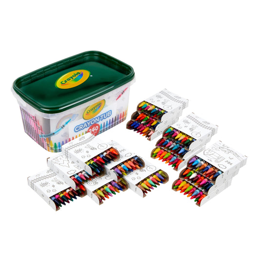 Crayola 240 Crayons, Bulk Crayon Set, Cute School Supplies, Gift for Kids, 2 of Each Color [Amazon Exclusive]