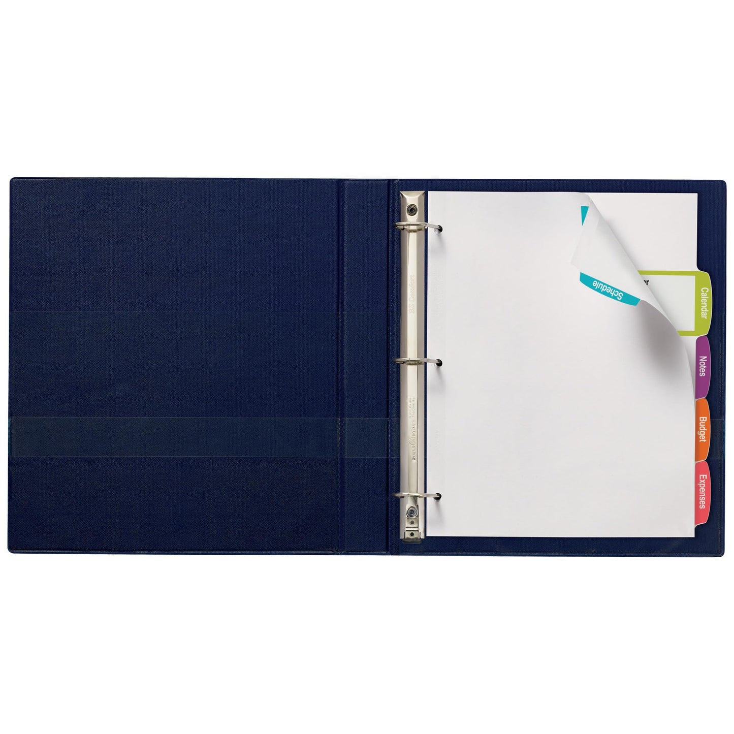 Avery Big Tab Printable Large White Label Dividers for 3 Ring Binders, 5 Tabs per Set, White, Great for Office Supplies, School Supplies, Organizing, and More (20 Sets of 14440)