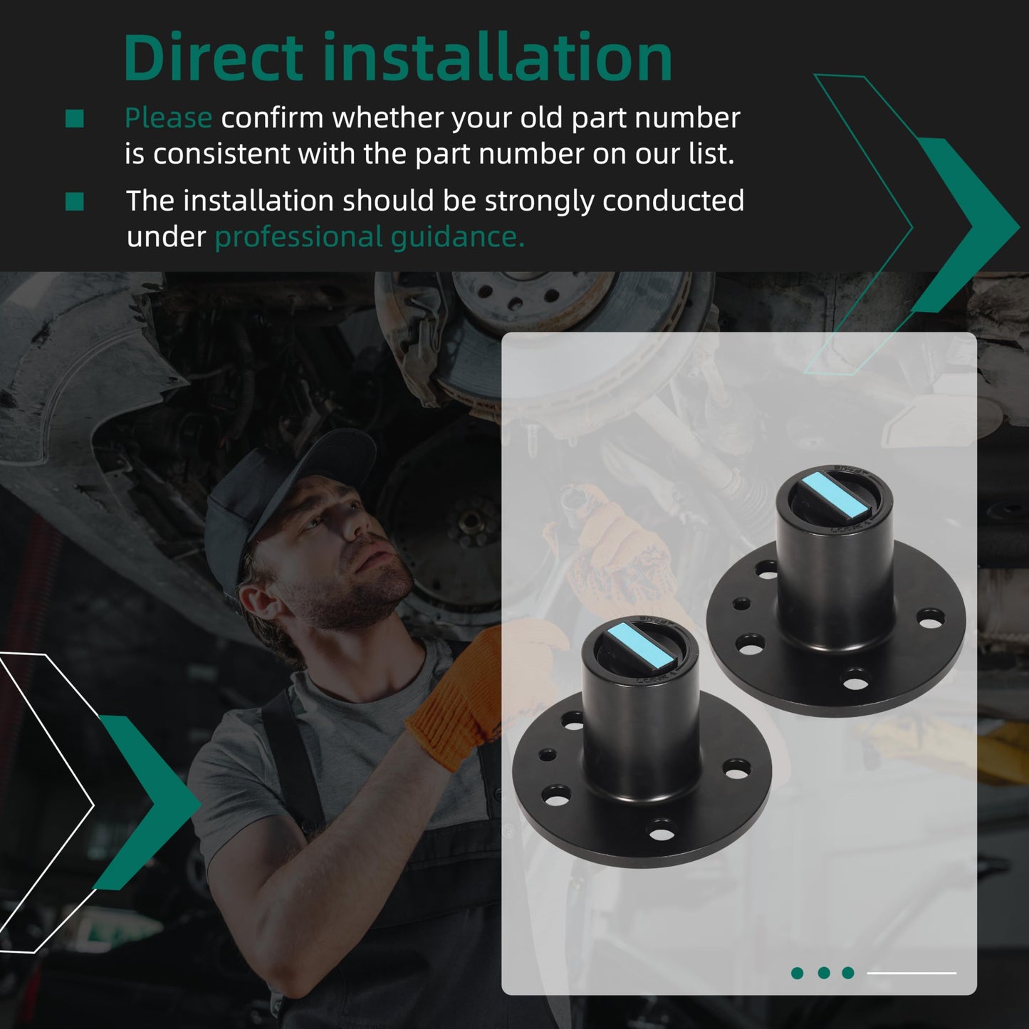2PCS (428) Locking Hubs 4WD Fit for Ford Ranger 1983-1997, Fit for Ford Explorer Fit for Mazda Navajo 1991-1994, Fit for Mazda B2300 B3000 B4000 1994-1996, 27 Spline Front Locking Hub# 29071