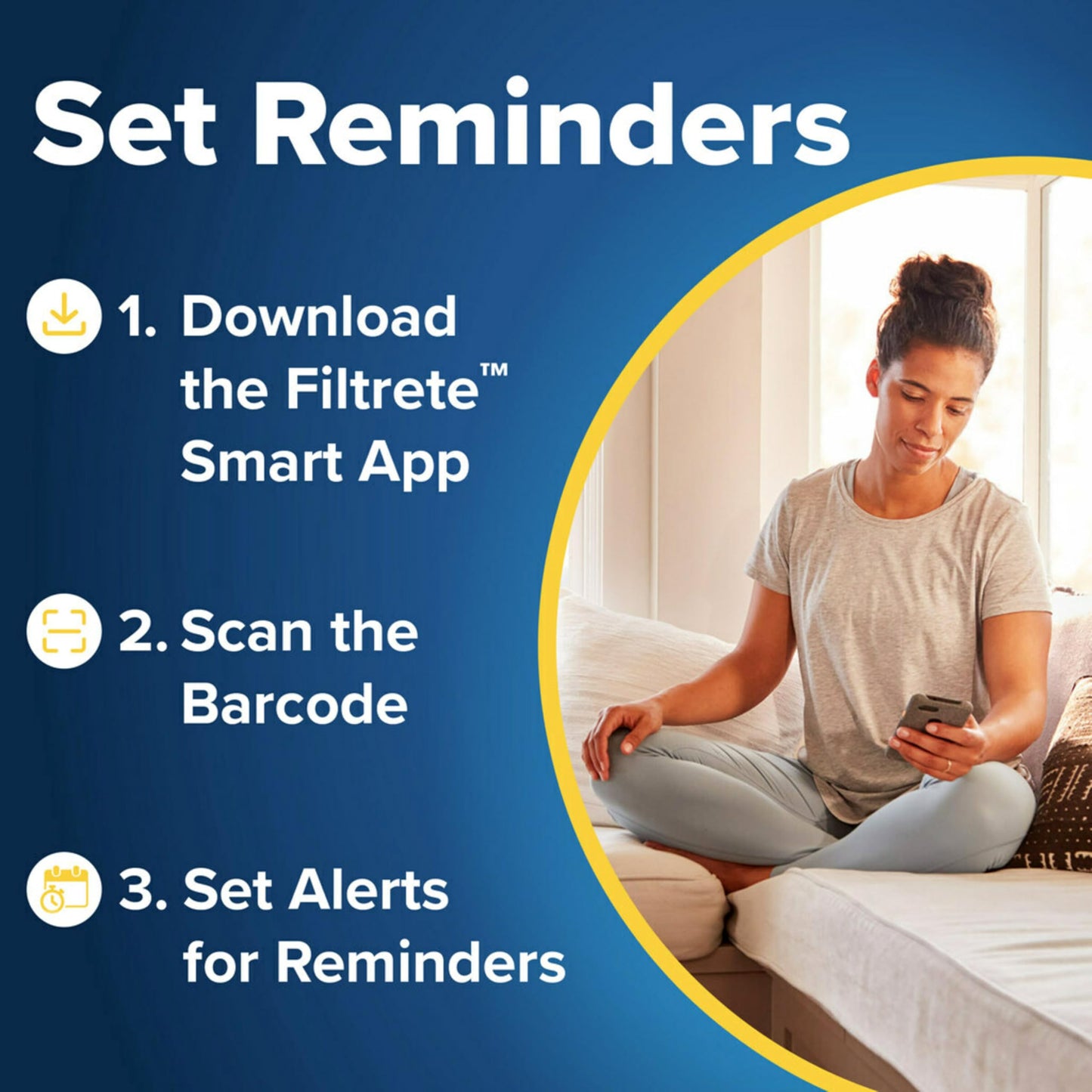 Filtrete 12x12x1 AC Furnace Air Filter, MERV 12, MPR 1500, CERTIFIED asthma & allergy friendly, 3 Month Pleated 1-Inch Electrostatic Air Cleaning Filter, 4-Pack (Actual Size 11.81x11.81x0.78 in)