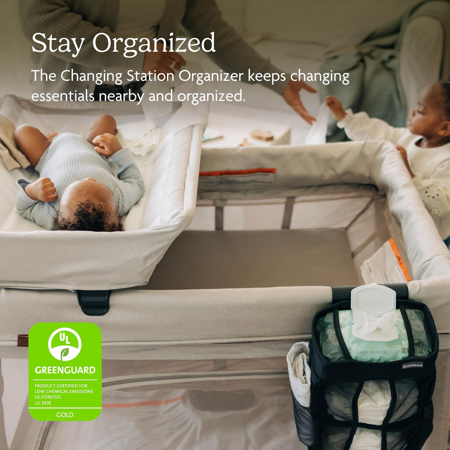 UPPAbaby Remi Changing Station Organizer/Easy Clip-On Attachment/Neatly Stores Diapering Essentials