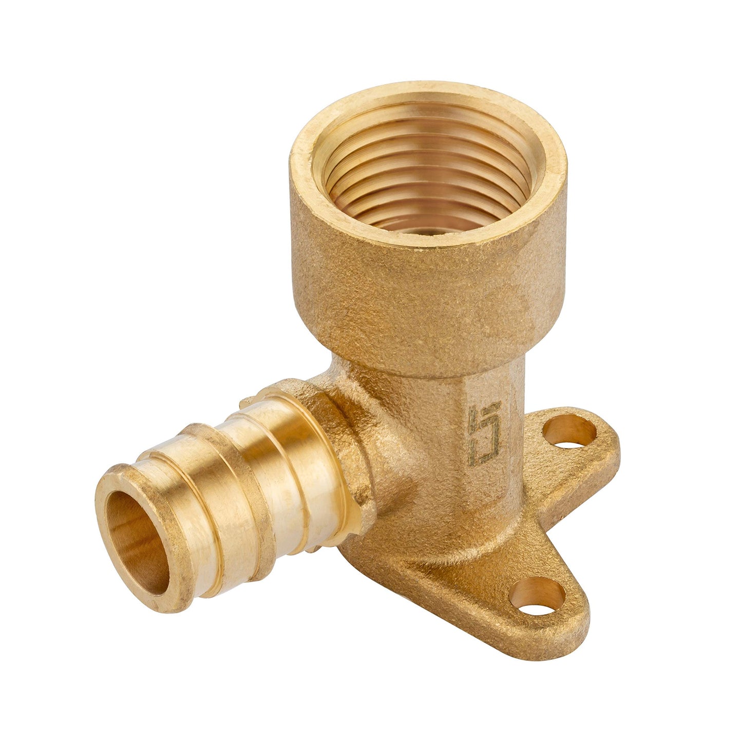 (Pack of 10) EFIELD Pex A Expansion Brass Fittings 1/2"x 1/2" Female NPT Drop-ear Elbow ONLY For Pex-A Tubing Connection, ASTM F1960