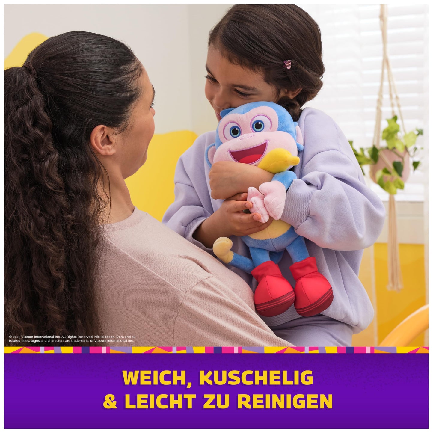 Dora Bananenfreund Boots - Approx. 30 cm Tall Interactive Plush Toy from The Popular TV Series with 2 Songs and 9 Phrases, for Imaginative Play, for Children Aged 3 and Over