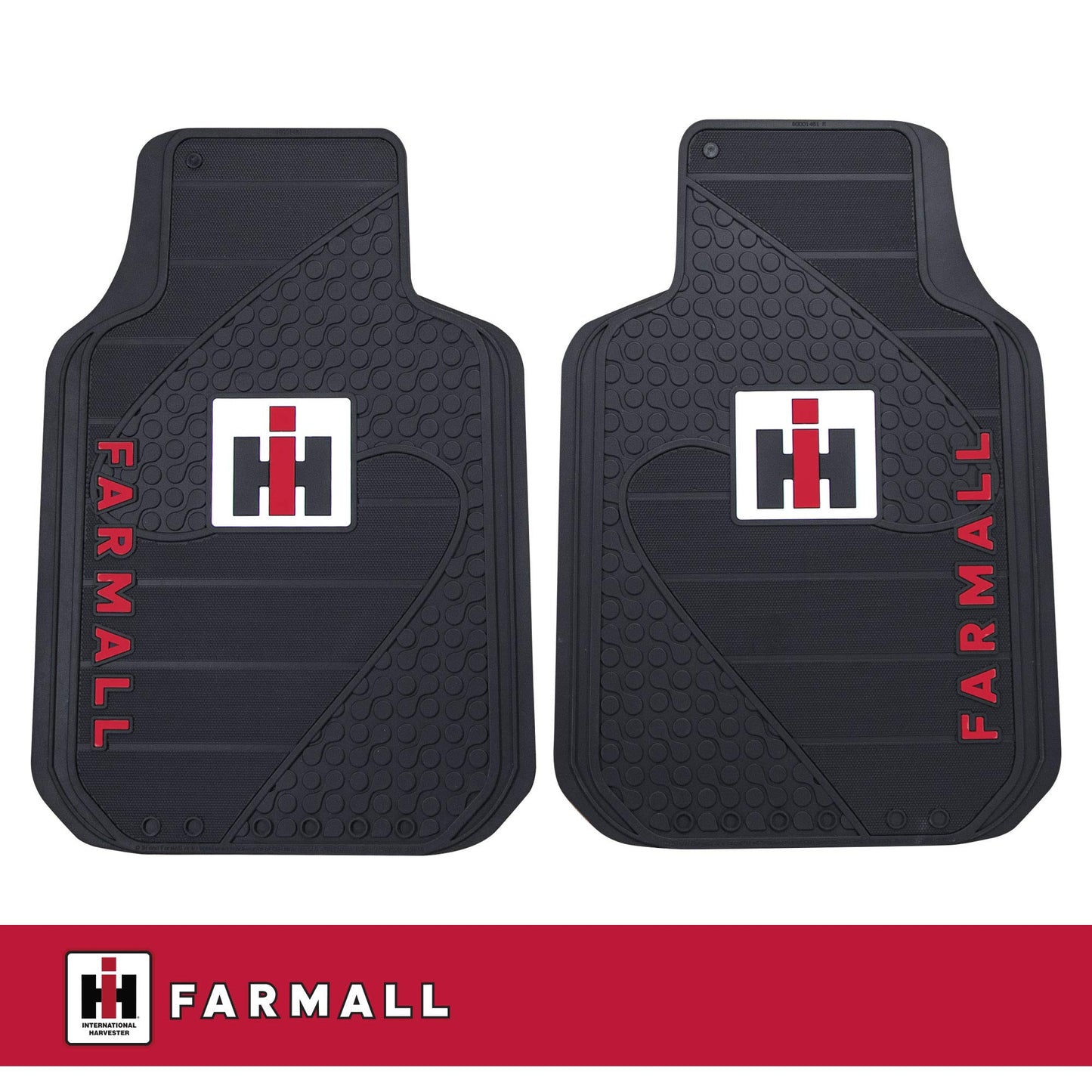 Plasticolor 001461R01 IH International Harvester Farmall Universal Fit Car Truck SUV Front Floor Mats Pair