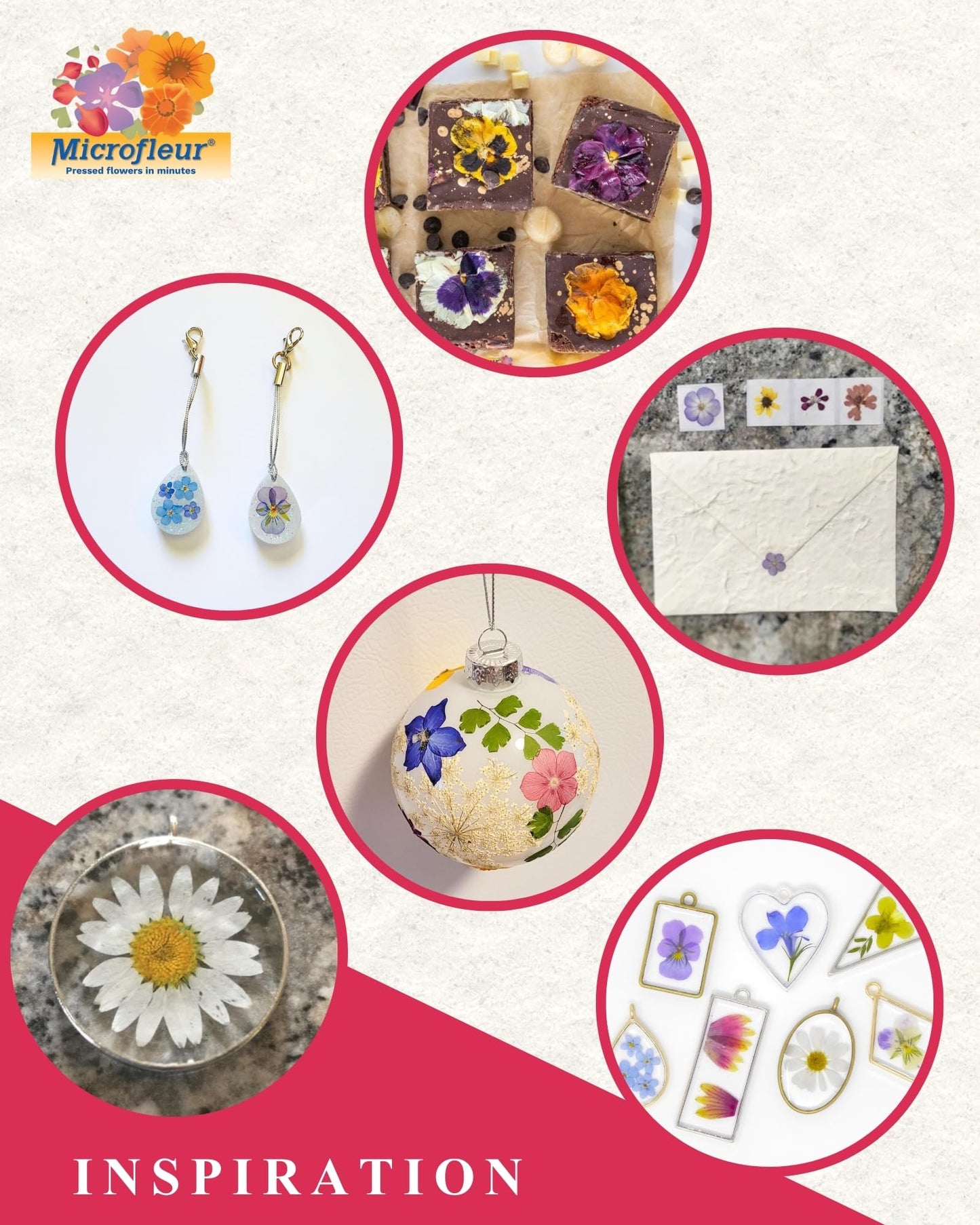Microfleur Regular 5" Microwave Flower Press