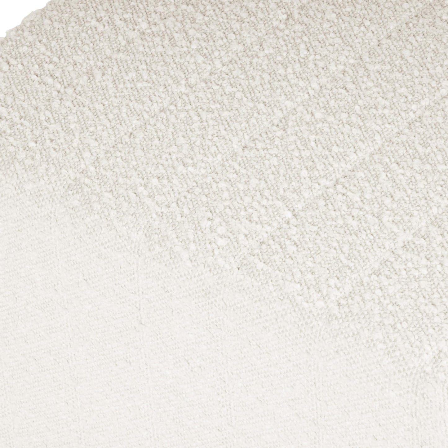 HomePop Modern Channel Tufted Ottoman|Homepop Home Décor|Ottoman for Living Room & Bedroom - Cream Boucle