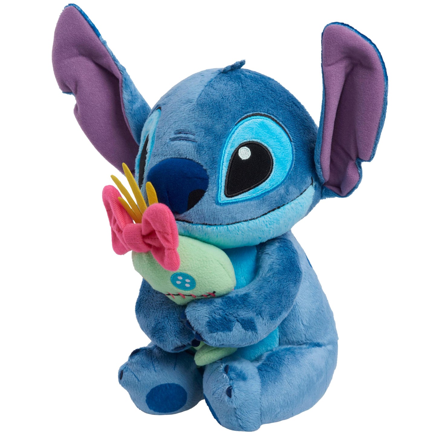 Disney Classics Lil Friends Stitch and Scrump Plush Stuffed Animal, Officially Licensed Kids Toys for Ages 2 Up, Gifts and Presents