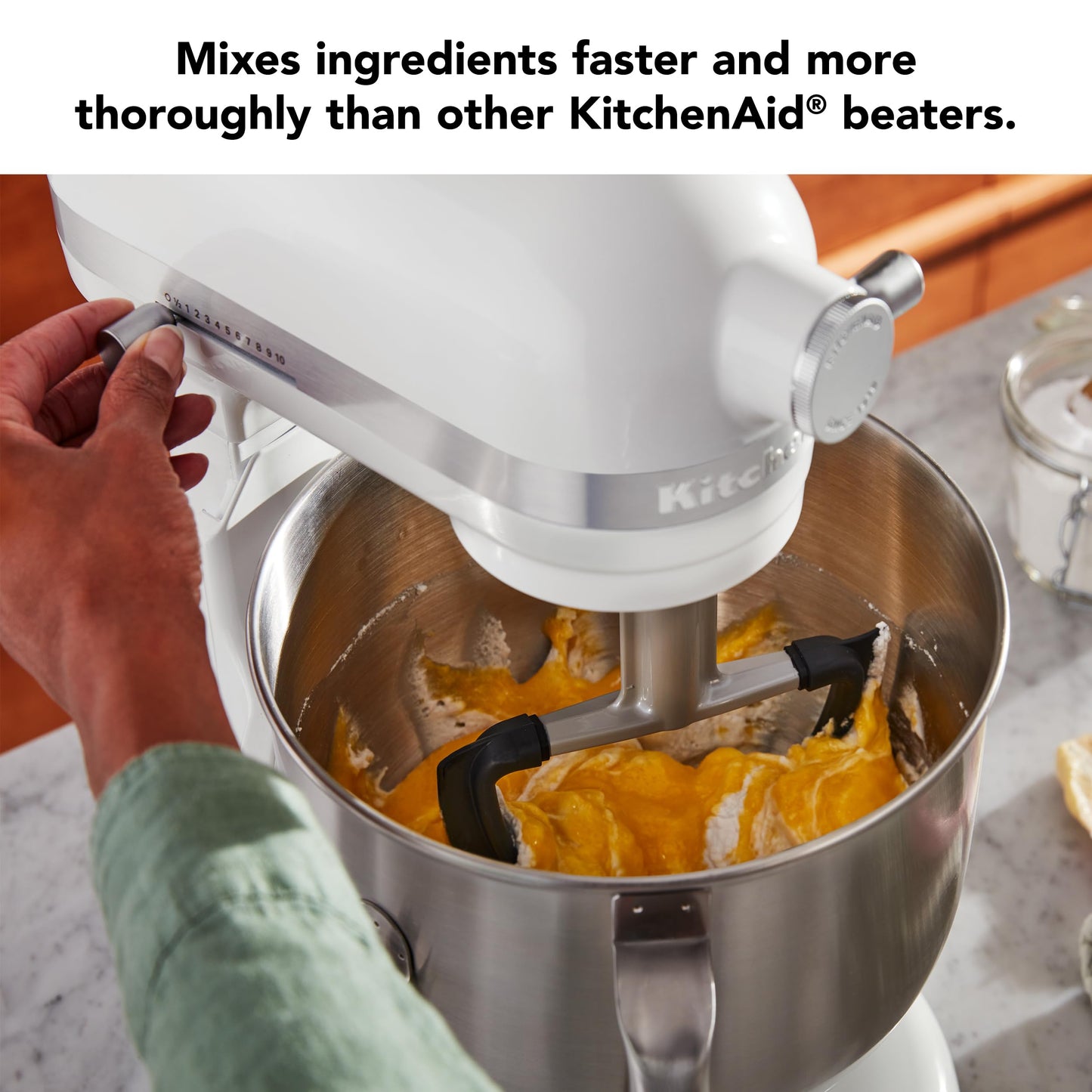 KitchenAid Double Flex Edge Beater for select KitchenAid Bowl-Lift Stand Mixers