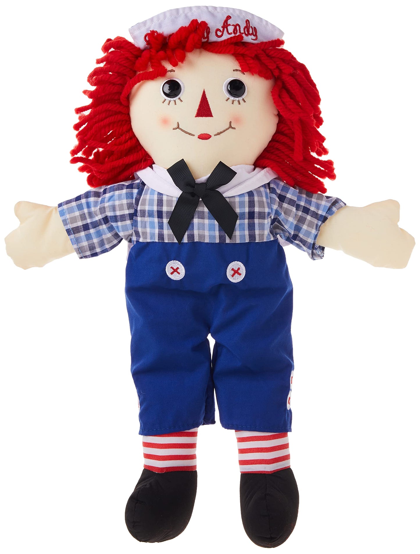Aurora® Timeless Raggedy Ann & Raggedy Andy® Raggedy Andy Classic Stuffed Animal - Cherished Memories - Lasting Play - Multicolor 16 Inches