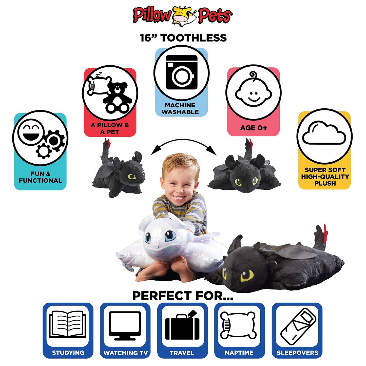Pillow Pets Toothless Large