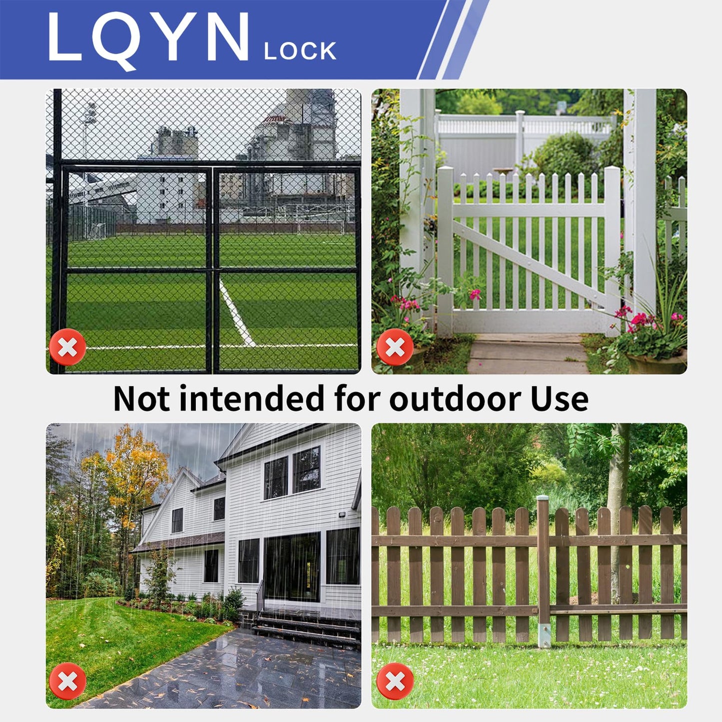 Combination Lock, LQYN Standard Dial Combination Lock, Pack of 24; Blue Turnplate, 2 in. Wide, Fixed Three Digital Combination, for School, Gym & Locker, Toolbox, Gate