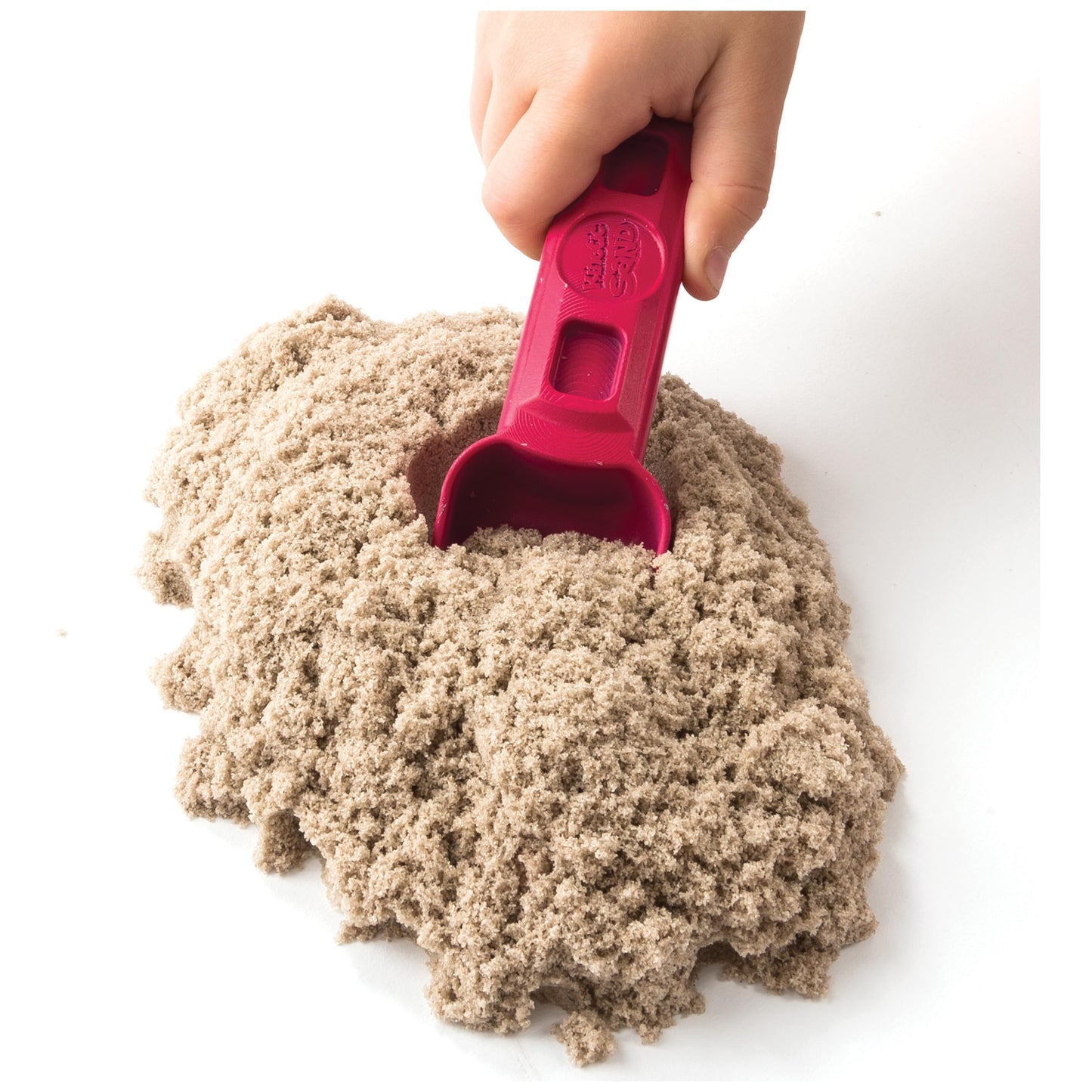Kinetic Sand, Folding Sand Box with 2lbs of All-Natural, 7 Molds and Tools, Play Sand Sensory Toys for Kids Ages 3 and up