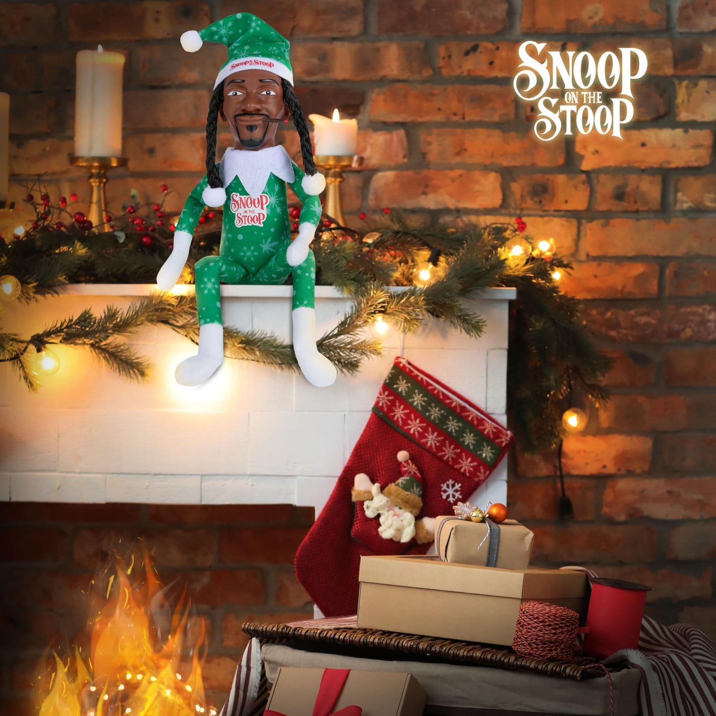 Snoop Dogg Snoop on The Stoop 2025 Christmas, 12” Small Shelf Décor