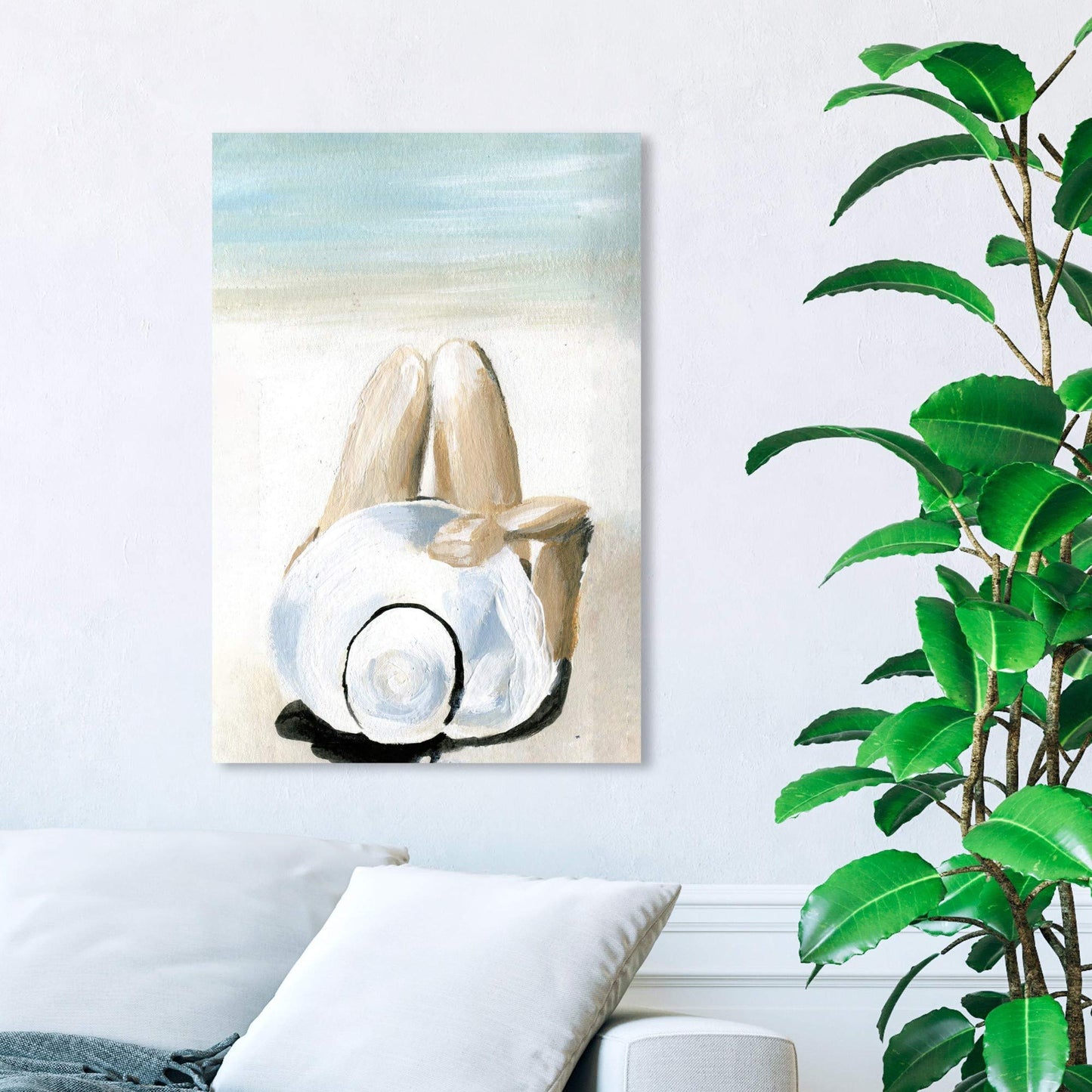 Wynwood Studio Nautical Wall Art Canvas Prints 'Private Island' Coastal Home Décor, 24" x 36", White, Blue