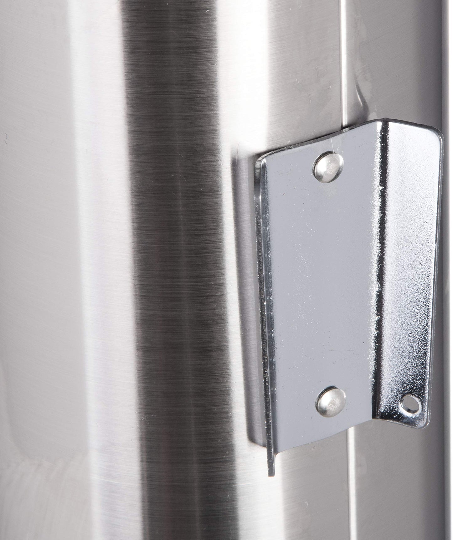 San Jamar Large Pull-Type Cup Dispenser Fits 12 - 24 Oz. Cups with Flip Cap for Restaurants, Dining Halls, and Fast Food, Stainless Steel, 23.5 Inches, Silver