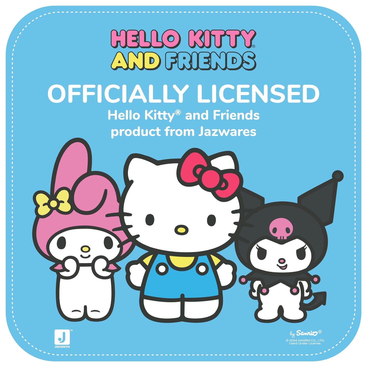 Hello Kitty® - 8-Inch Strawberry Shortcake x Hello Kitty® Plush 2-Pack - Officially Licensed Sanrio Product from Jazwares - Ages 6+