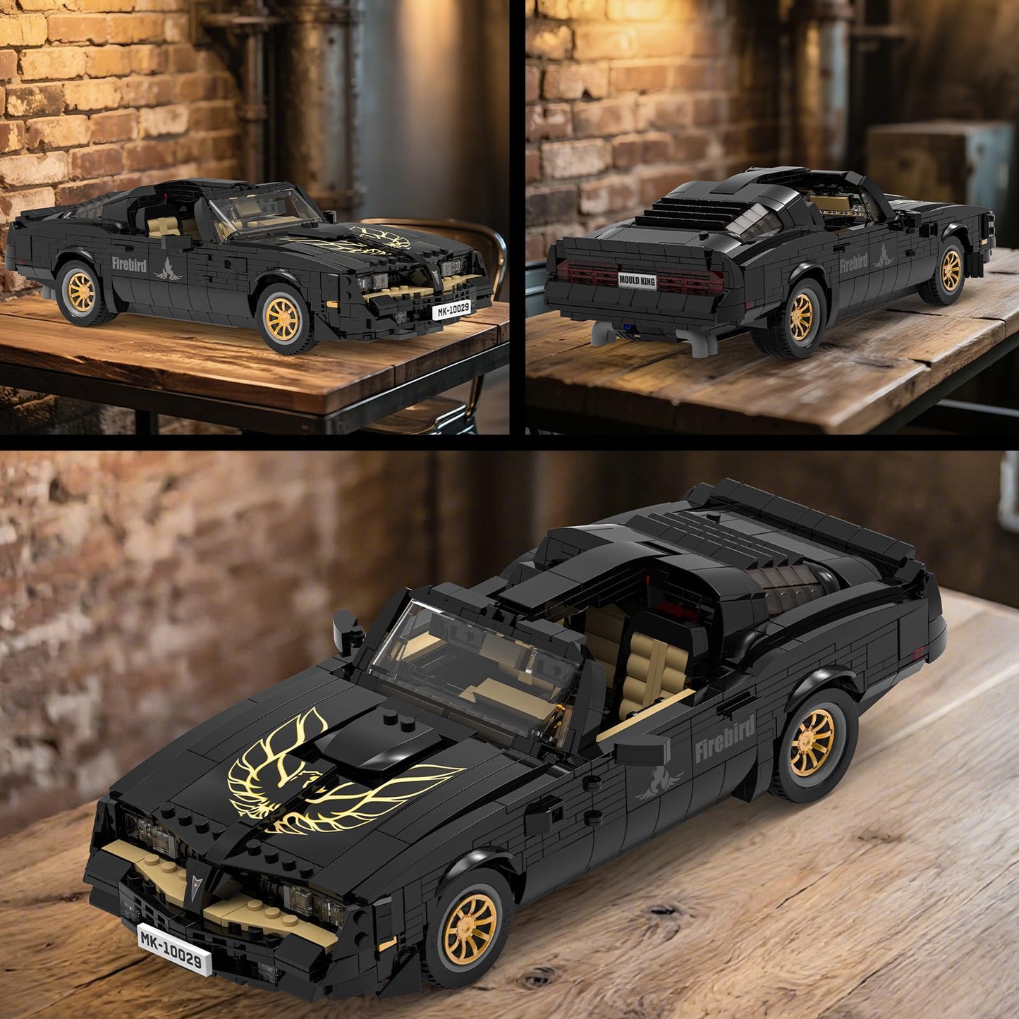 Mould King Classic Sport Car Building Sets, Creative Classic Cars for Teens Age 14+, Display Model for Home or Office Décor,10029 Cool Vehicles Model Toys Birthday Gifts for Adults,1557 PCS