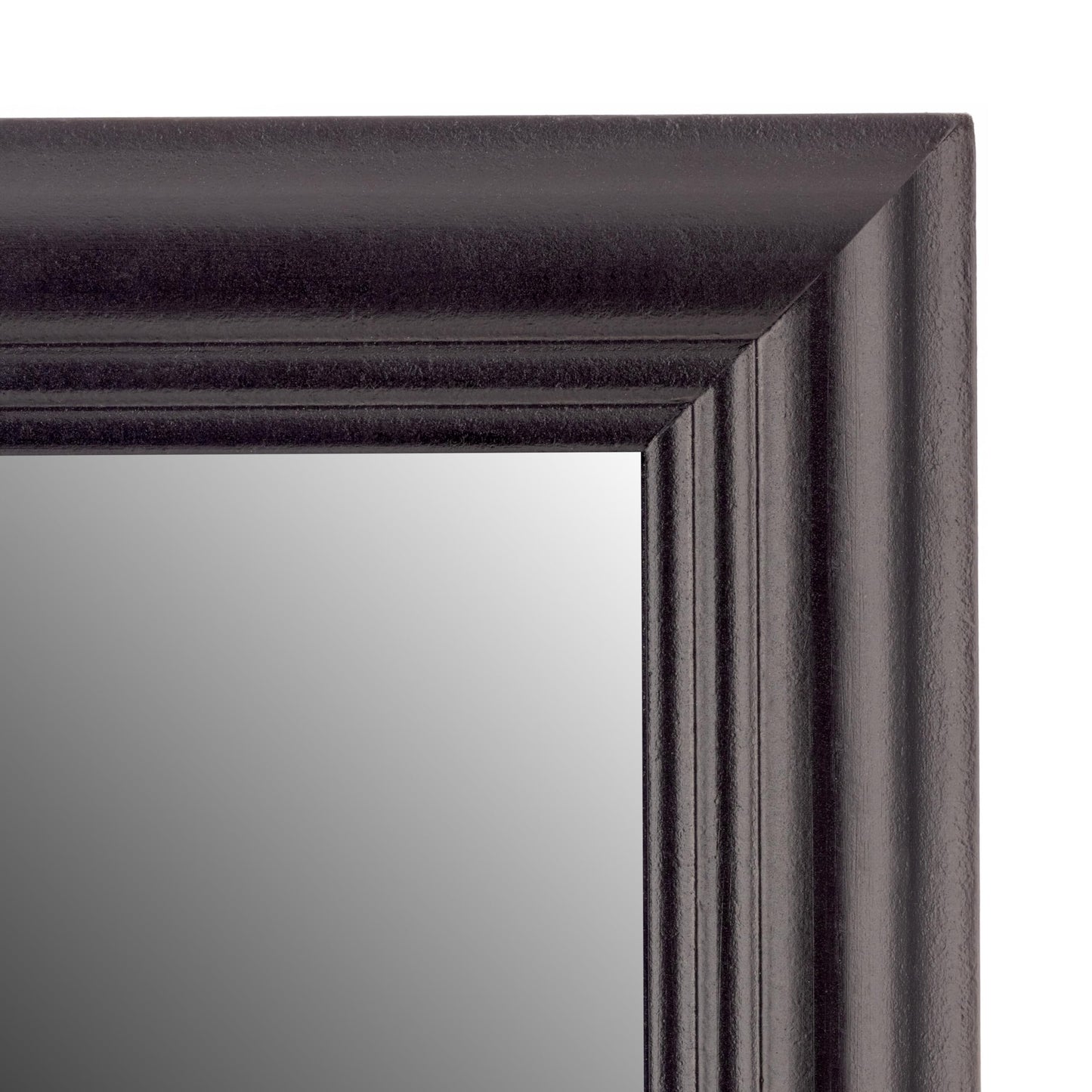 Gallery Solutions - Black Wall-Mounted - Curio & Shot Glass Display Case - 17"x26" Glass Door - Bar Accessories - Collectible - Miniature Glassware - Bar Accessories