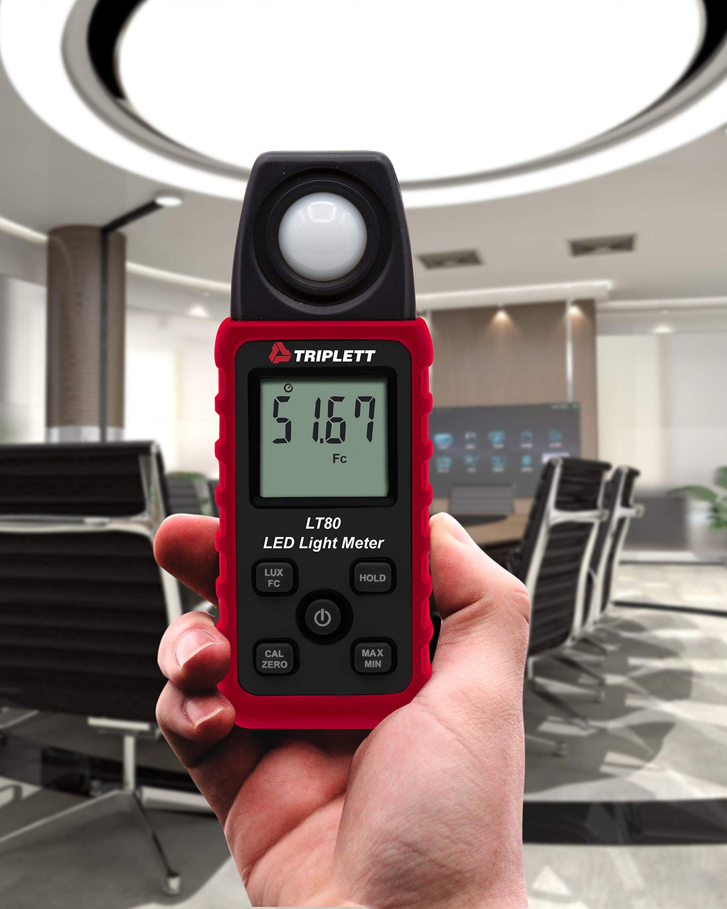 Triplett LT80 LED Illuminance/Light Meter up to 400,000 Lux / 40,000 Fc
