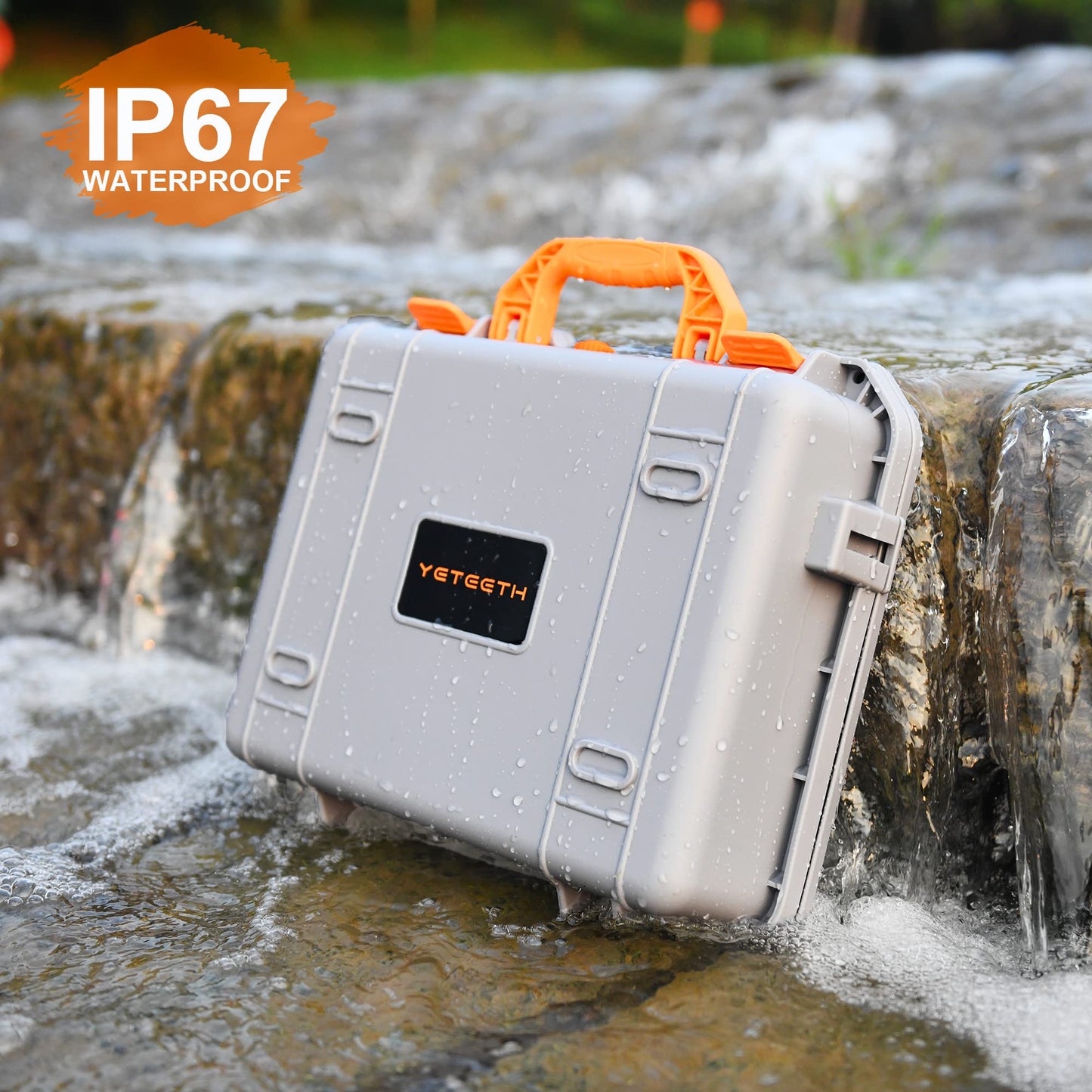 keketoha Hard Case for DJI Mini 3 Pro/Mini 3/Mini 4 Pro, Waterproof Pressure Resistant Carrying Case for DJI Mini 4 Pro/Mini 3 Pro/Mini 3 Accessories - Fits Latest DJI RC (Included Neck Strap)