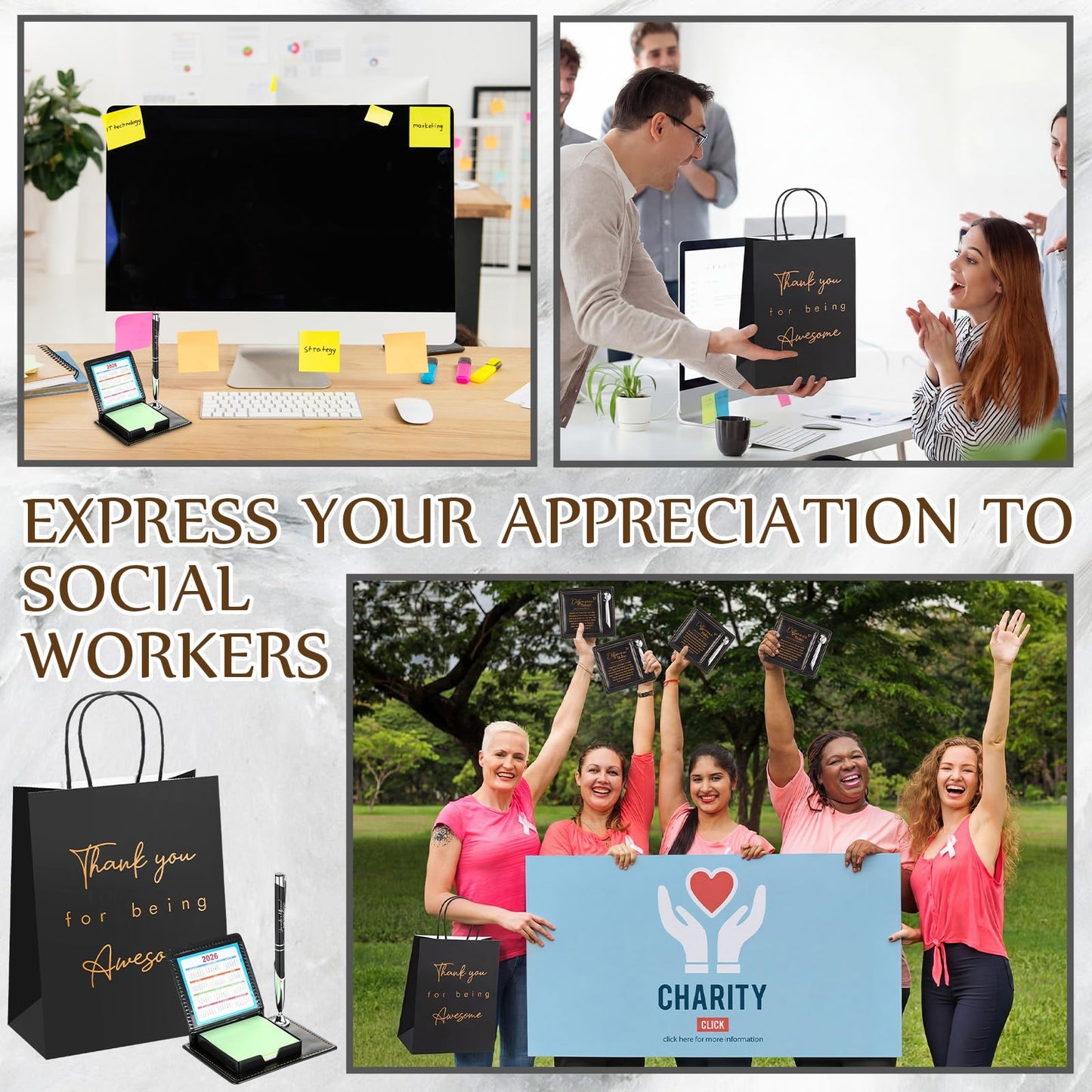 Resurhang 12 Set Difference Maker Gifts Bulk, Thank You Appreciation Gift for Employee Coworkers Nurses Teachers Boss Leader, Inspirational Motivational Gifts for Team Staff Teachers Nurse Volunteers