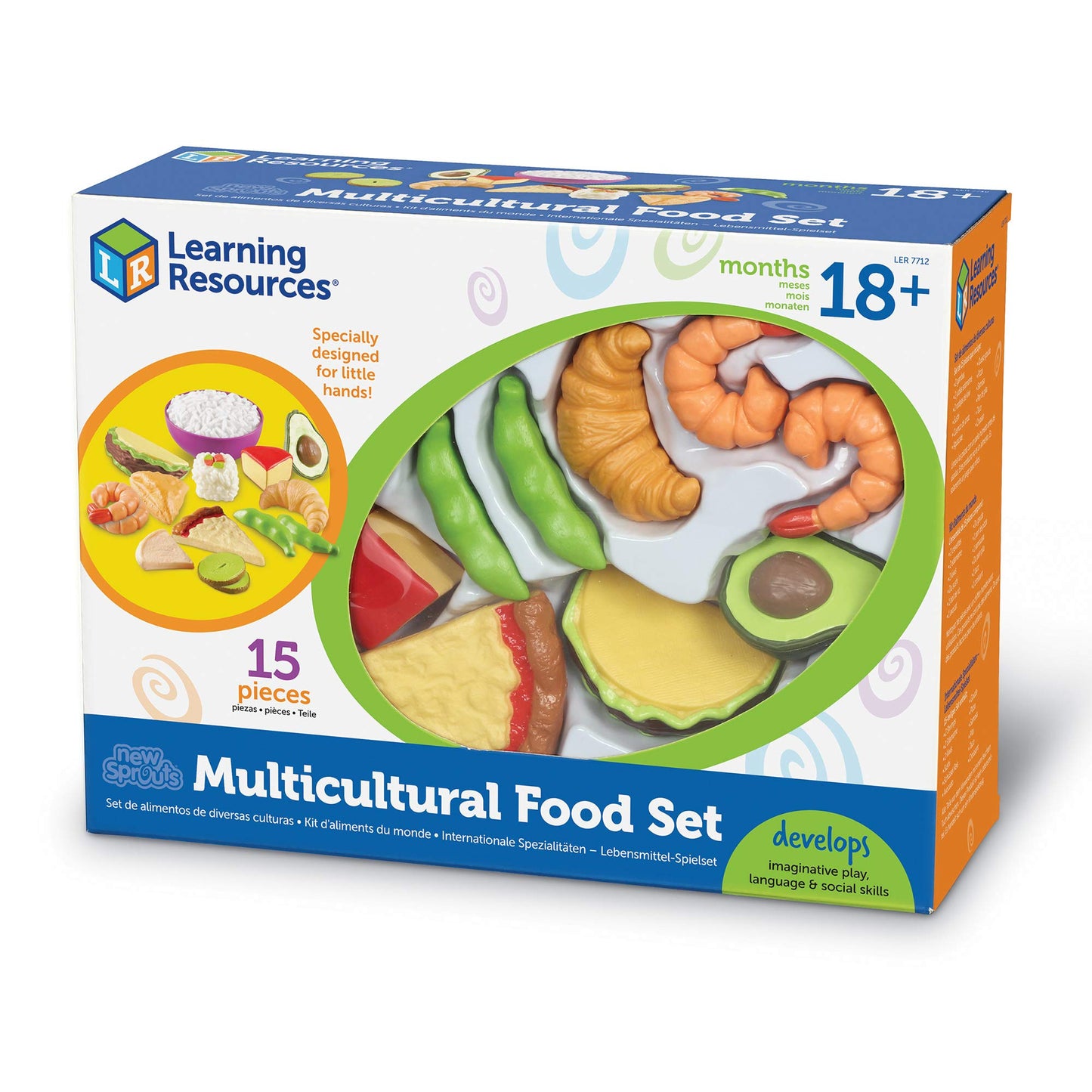 Learning Resources New Sprouts Multicultural Food Set