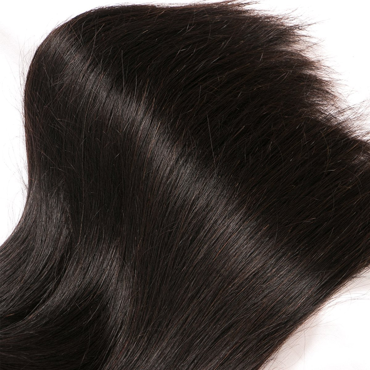 QinMei Brazilian Hair Straight Bundles 10A Grade 10 12 14 inches 100% Unprocessed Virgin Straight Human Hair 3 Bundles Weave Extensions Natural Color