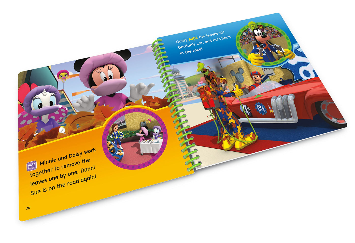 LeapFrog LeapStart 3D Mickey and The Roadster Racers Book