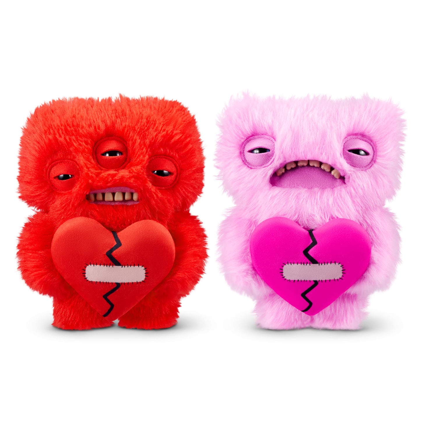 Fuggler Love Fugg Funny Ugly Monster, Plush, Collectible, Toy (Love Fugg - Refres-Pink)