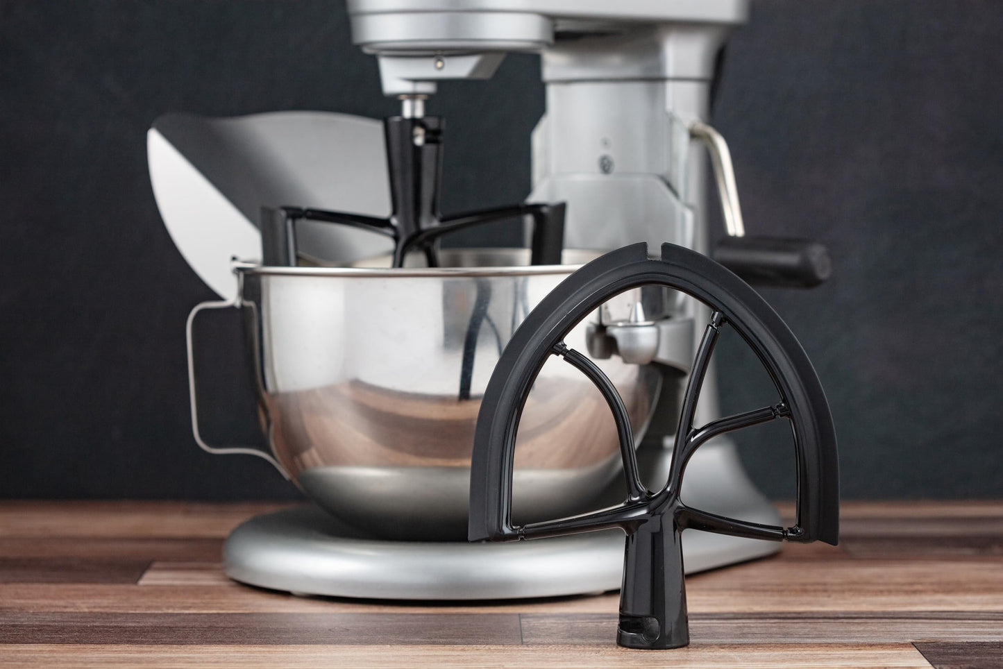 New Metro Design XL-MAX Metal Beater Blade, works with KitchenAid 5+, 6, 7, 8-Quart Stand Mixers, Black