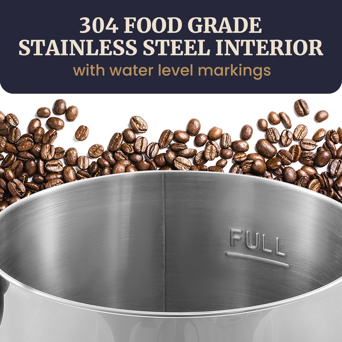 Elite Gourmet CCM040X 40 Cup Electric Hot Water Coffee Brewer Urn, Removable Filter For Easy Cleanup, Two Way Dispenser with Cool-Touch Handles, Stainless Steel