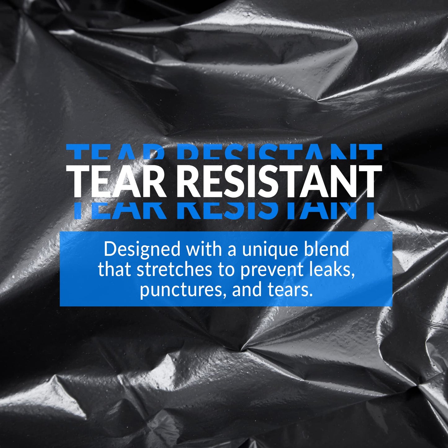 Reli. 13 Gallon Trash Bags | 1000 Bags | Black | Tall Kitchen | Strong | Garbage