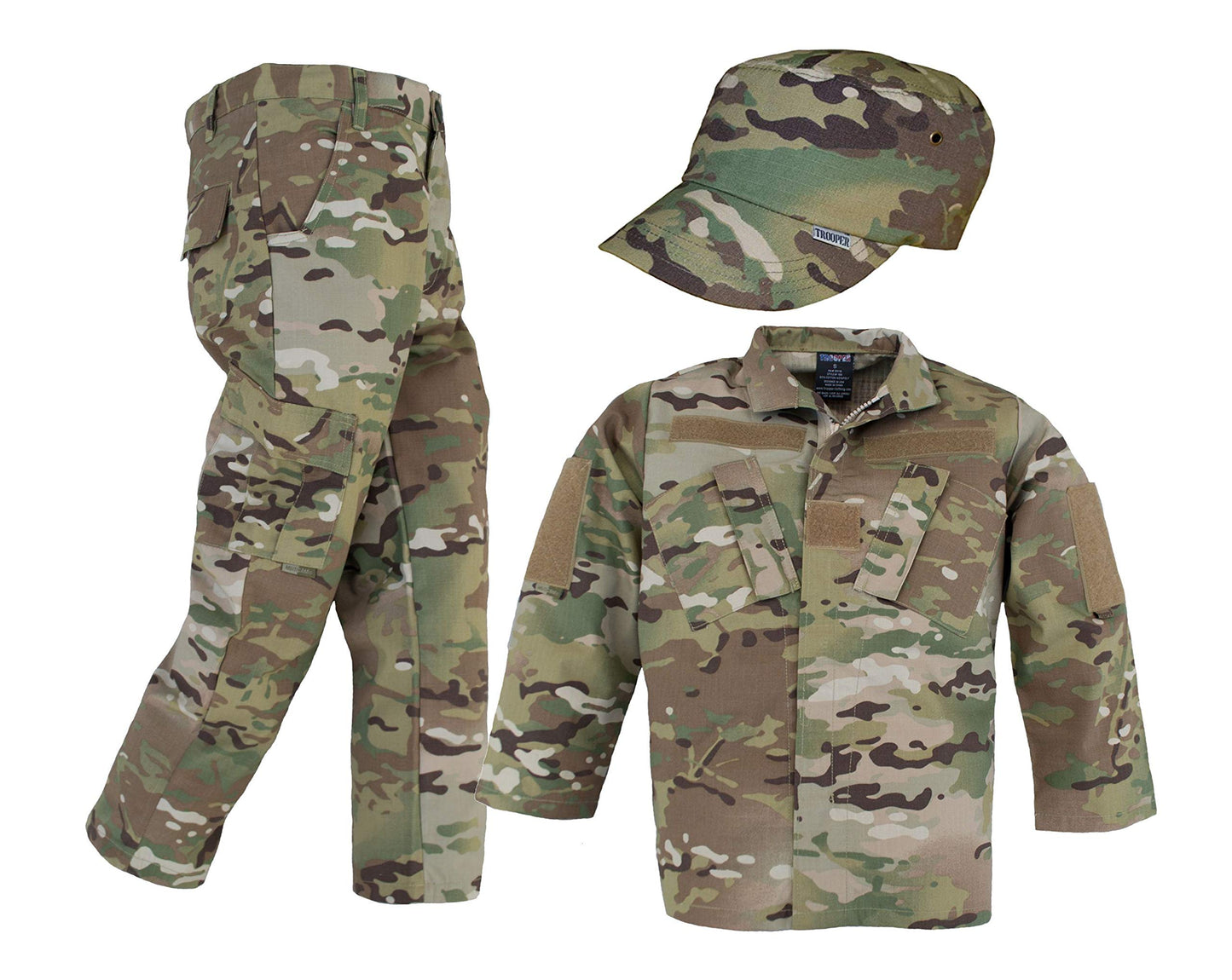 Kids Multicam Uniform 3 Piece Set Small (6-8)