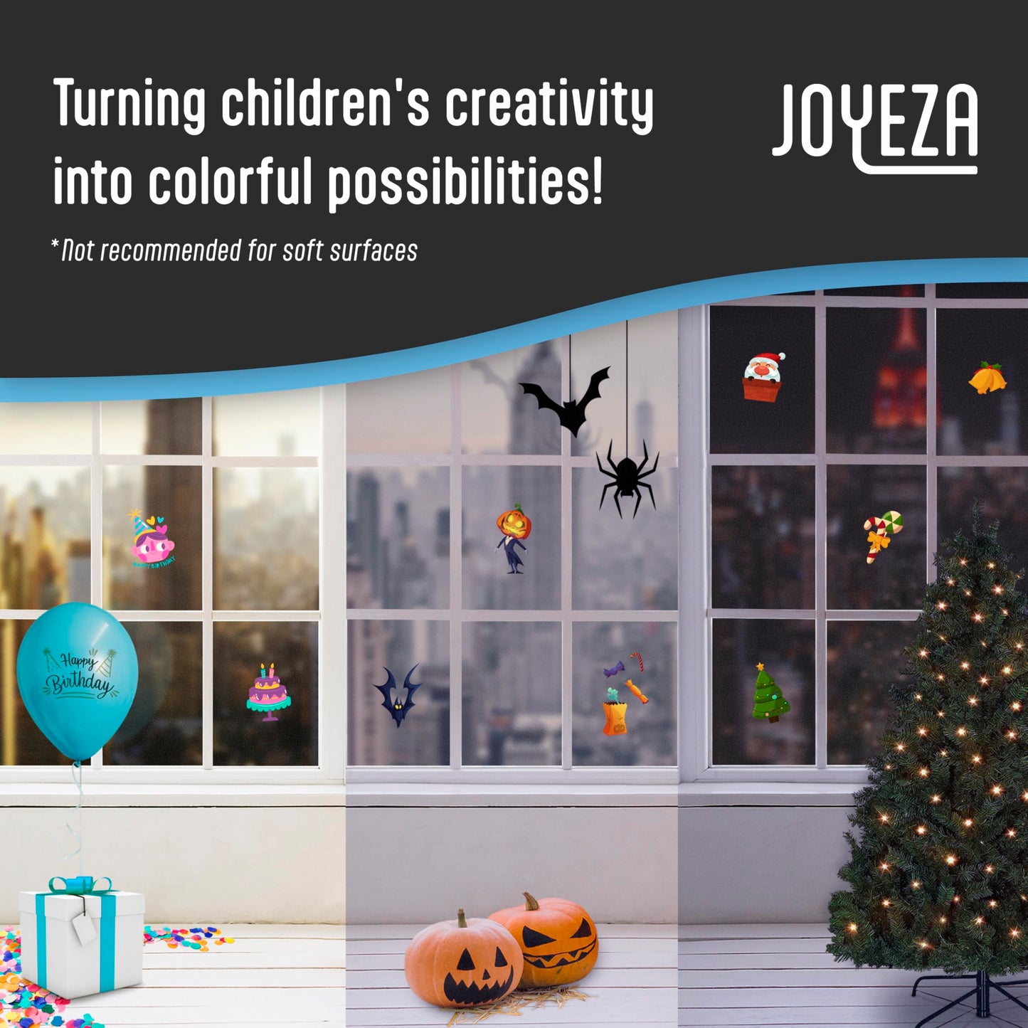 JOYEZA Premium Printable Vinyl Sticker Paper for Inkjet Printer - 80 Sheets Glossy White Waterproof, Dries Quickly Vivid Colors, Holds Ink well - Inkjet & Laser Printer