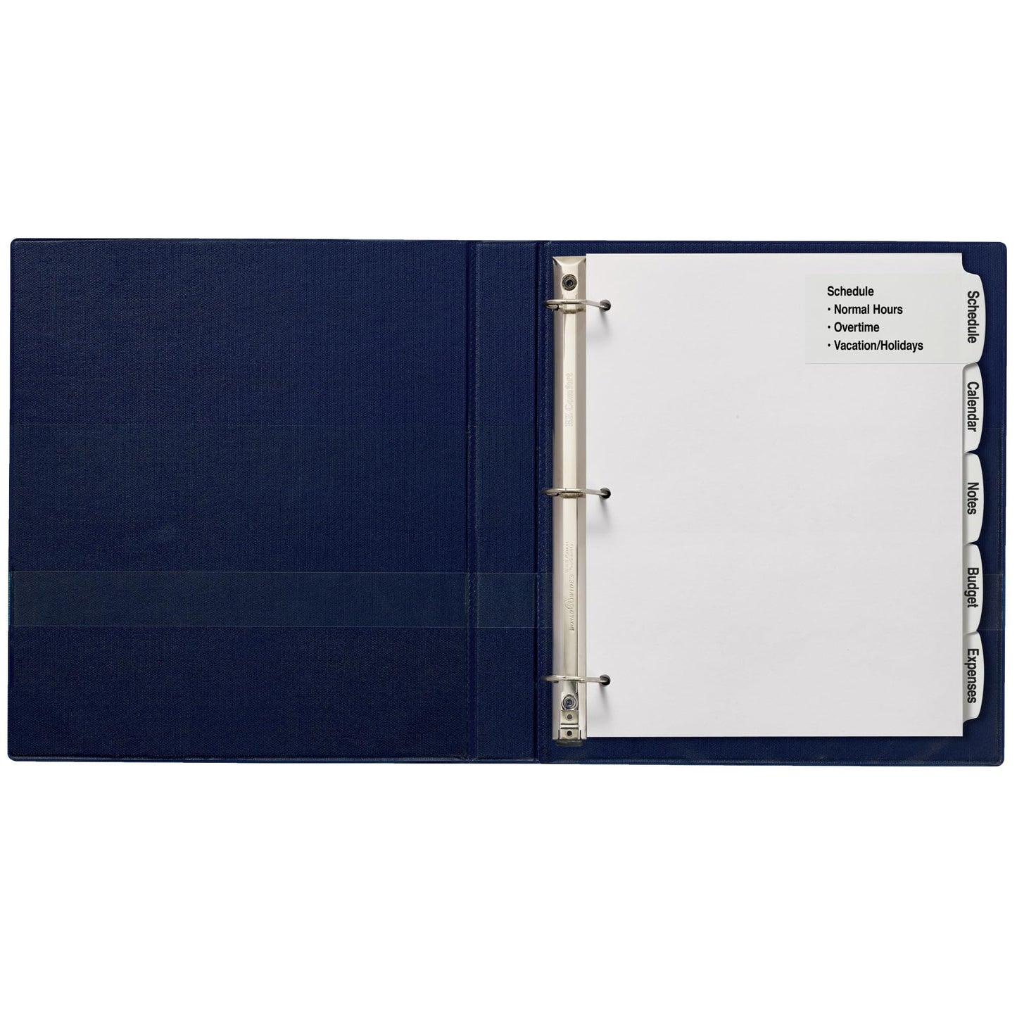 Avery Big Tab Printable Large White Label Dividers for 3 Ring Binders, 5 Tabs per Set, White, Great for Office Supplies, School Supplies, Organizing, and More (20 Sets of 14440)