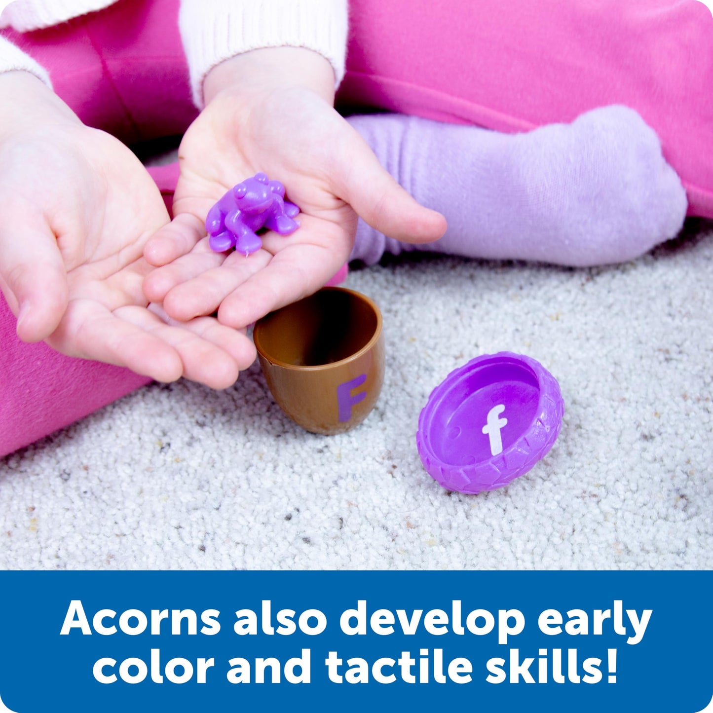 Learning Resources Alphabet Acorns Activity Set -78 Pieces, Ages 3+ Toddler Learning Toys, ABC Toys for Toddlers