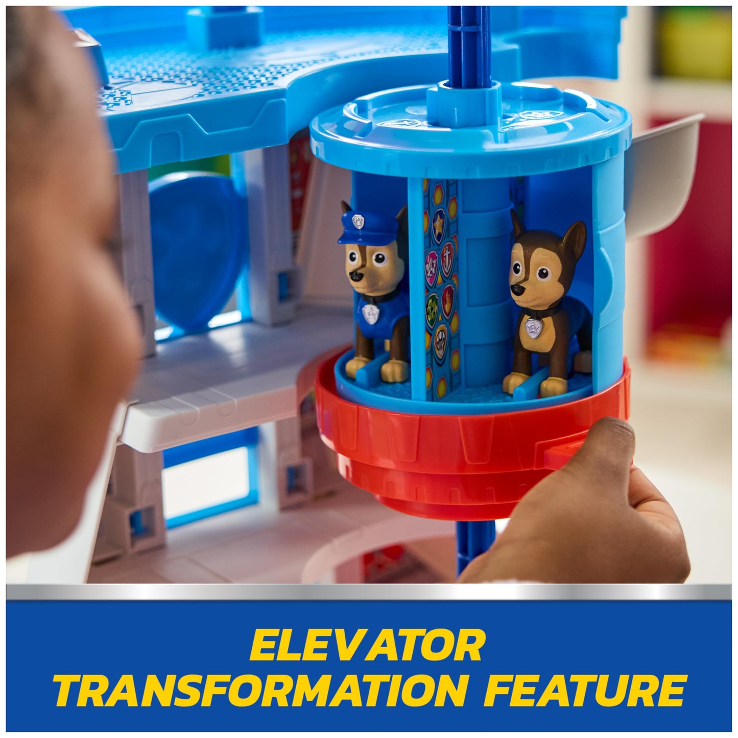 PAW Patrol Lookout Tower, 20-Inch PAW Patrol Tower with Chase Action Figures, Rescue Vehicle & Launcher, Kids Toys for Boys & Girls Ages 3 and Up