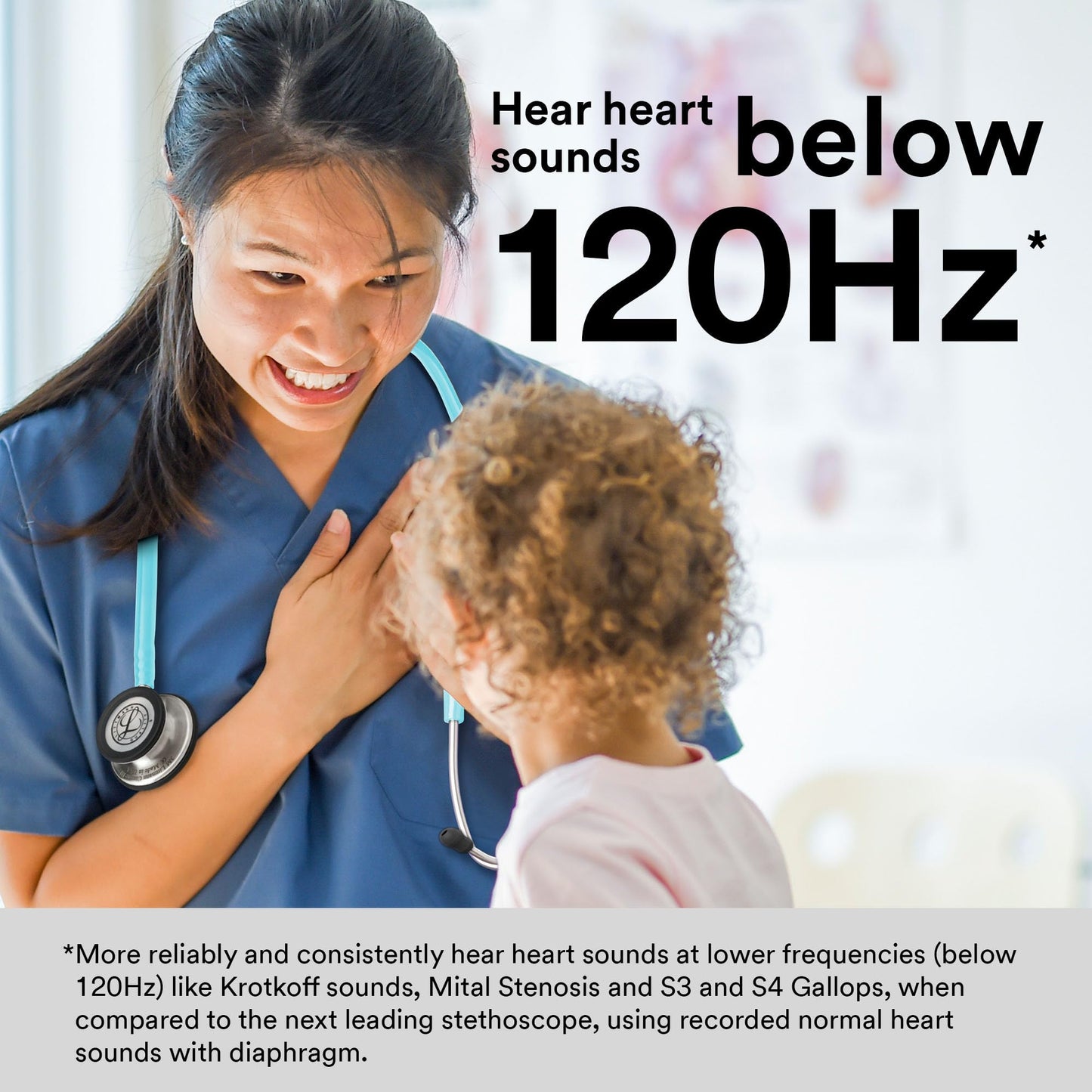 3M Littmann Classic III Monitoring Stethoscope, 5912C, More Than 2X as Loud, Weighs Less, 27" Marine Blue Satin-Finish Tube for Added Comfort, Flexibility and Cleanability