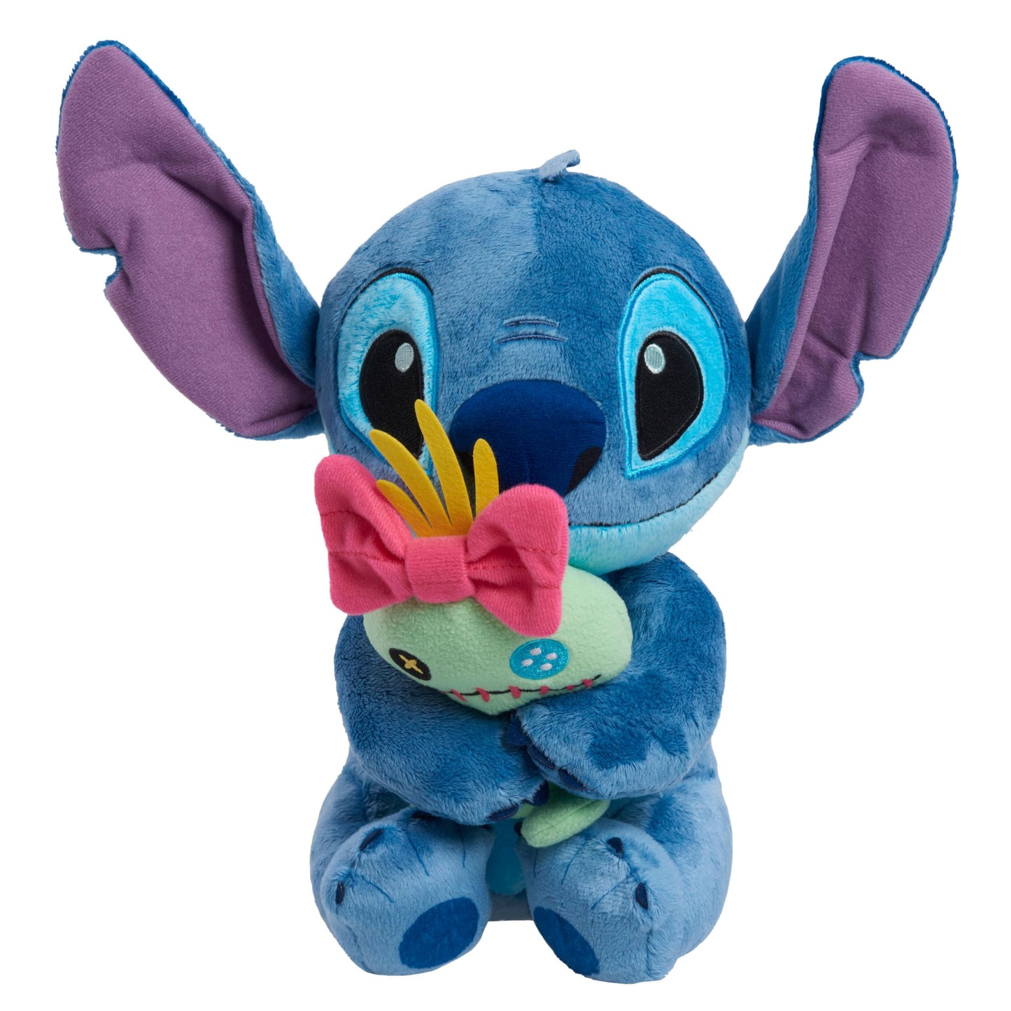 Disney Classics Lil Friends Stitch and Scrump Plush Stuffed Animal, Officially Licensed Kids Toys for Ages 2 Up, Gifts and Presents