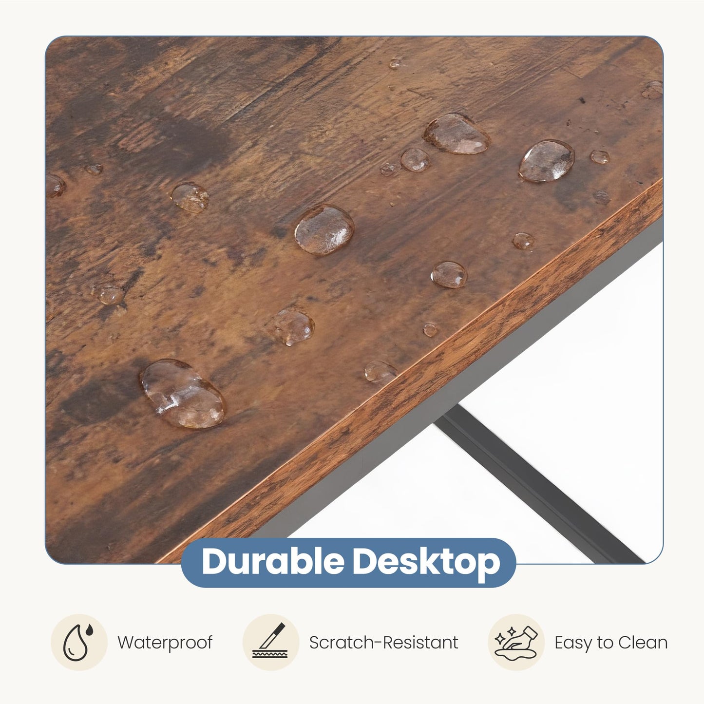 DUMOS L Shaped Desk 39 Inch Computer Corner Gaming Desks for Home Office PC Table with Reversible Storage Shelves for Writing Working Study Bedroom Dorm Rustic Brown