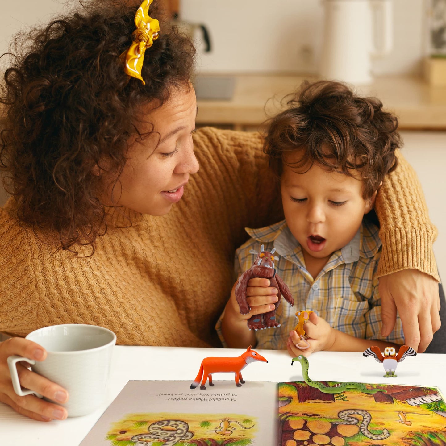 WOW! PODS Stuff The Gruffalo Story Time Family Pack Mini Play Figures | Official Toy Characters Set from The Julia Donaldson and Axel Scheffler Childrens Books and Films