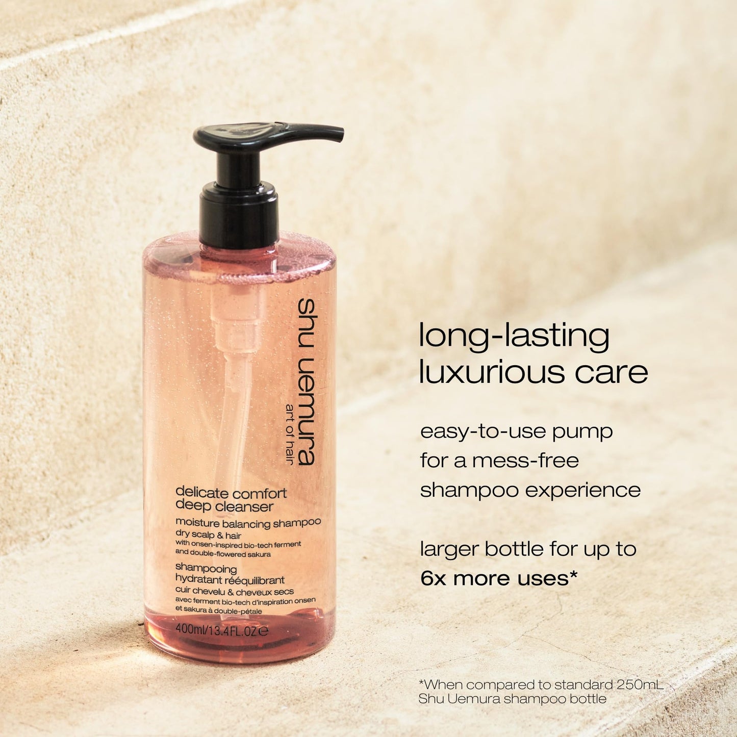 Shu Uemura Delicate ComFort Clarifying Shampoo For Dry Scalp & Hair - Cleanses and Softens Dry Hair, With Essential Nutrients and Antioxidants