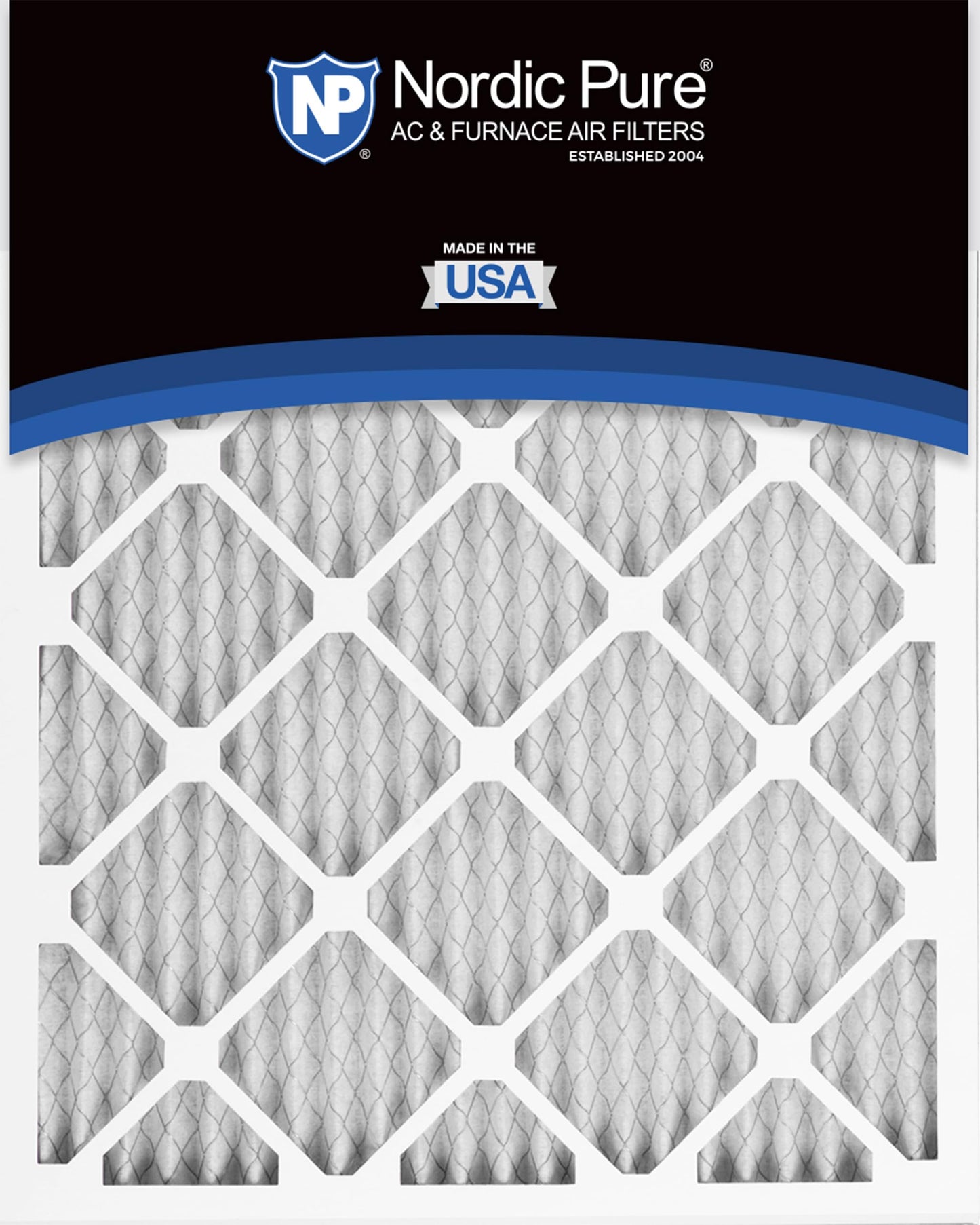 Nordic Pure 24x24x1 (23 3/8 x 23 3/8 x 3/4) Pleated MERV 12 Air Filters 6 Pack