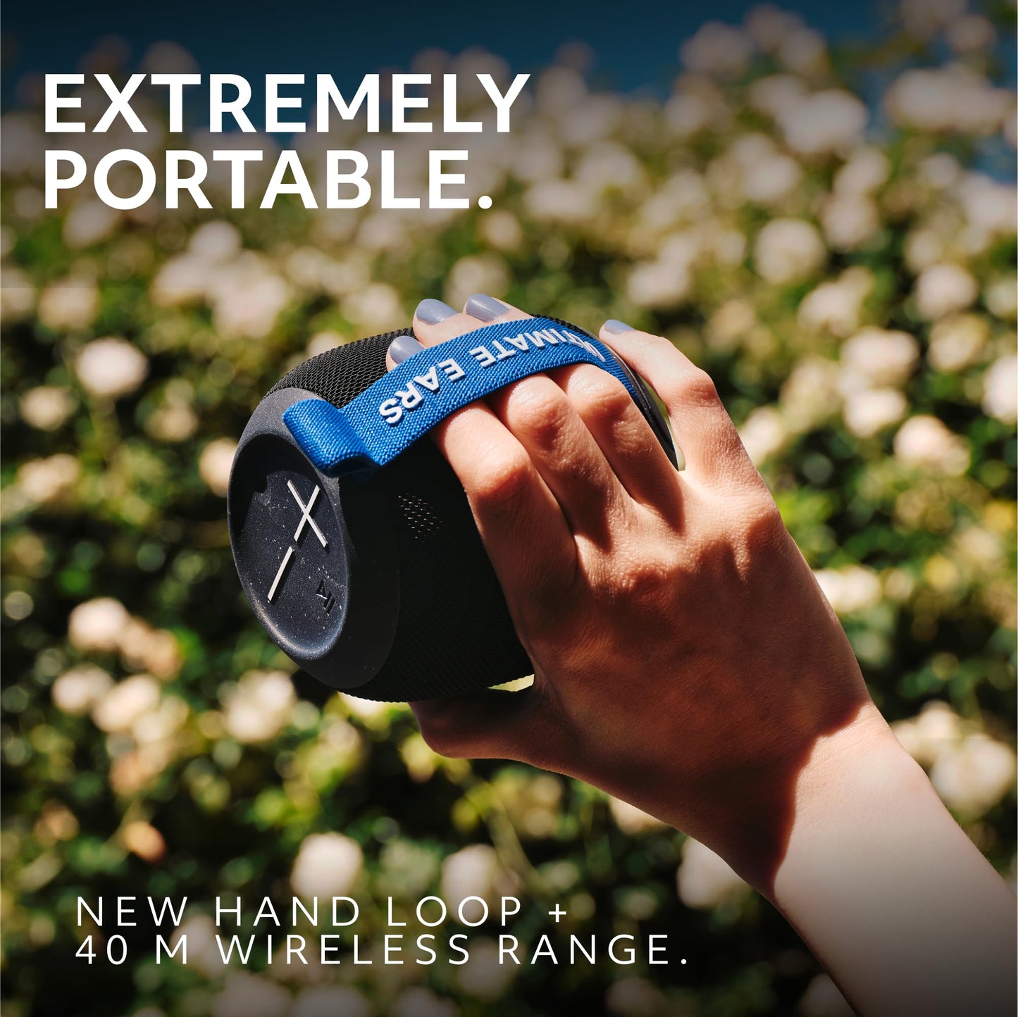 Ultimate Ears WONDERBOOM Play Portable Waterproof Bluetooth Speaker, Dustproof Floating Speaker with 131ft (40m) Range, Black