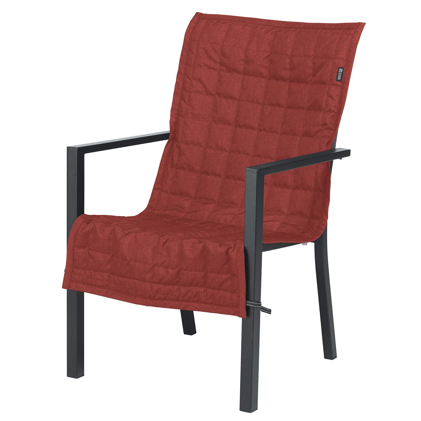 Classic Accessories Montlake Water-Resistant 45 Inch Patio Chair Slipcover, Heather Henna, Patio Furniture Covers
