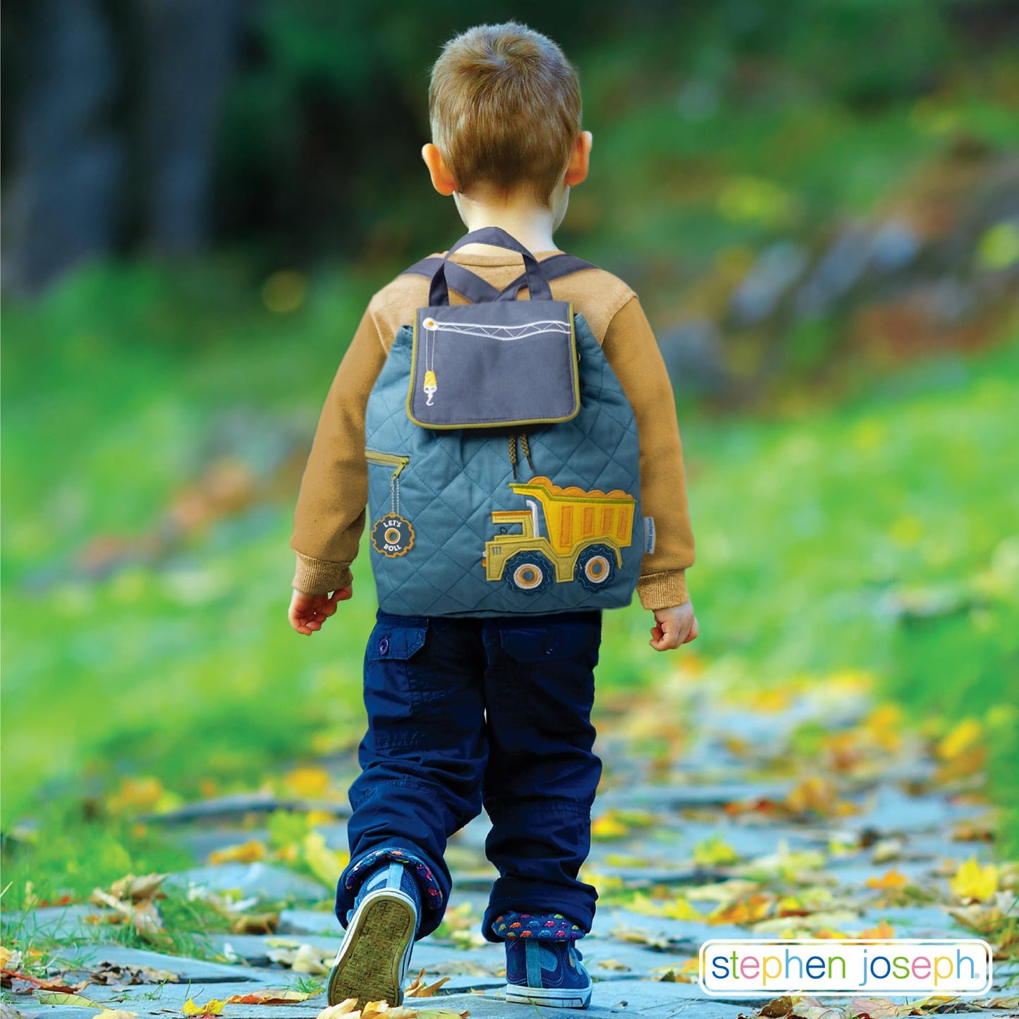 Stephen Joseph Unisex Toddler Back to School, Quilted Backpack, One Size, Horse