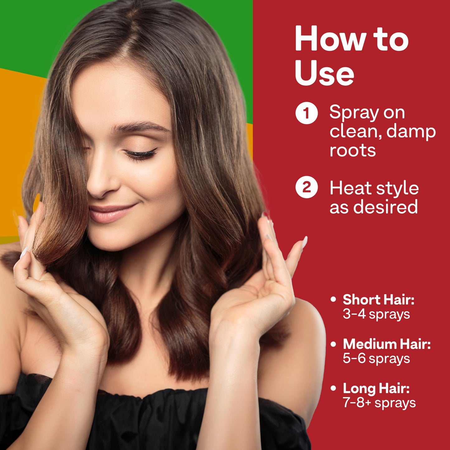 Colorproof Volume Blow Dry Spray Primer 6.7 Fl. Oz. Volumizing Heat Protection Spray for Hair, White Nectarine Scent
