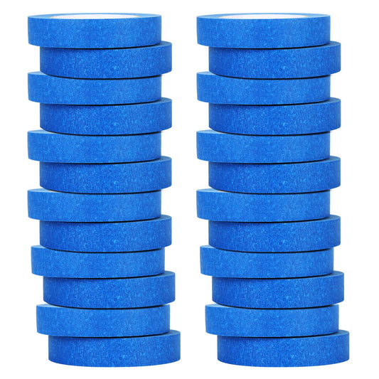 Blue Painters Tape,1.5 Inch x 60Yards-16 Roll,Multi-Surface Painter's Tape Blue Masking Tape for Walls,Paint Tape with Medium Adhesive Backing,Easy Removal,Ideal for Painting,Home Improvement,Crafting
